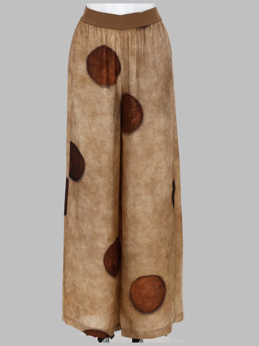Uma Wang Elegant Trousers with Unique Print for Women