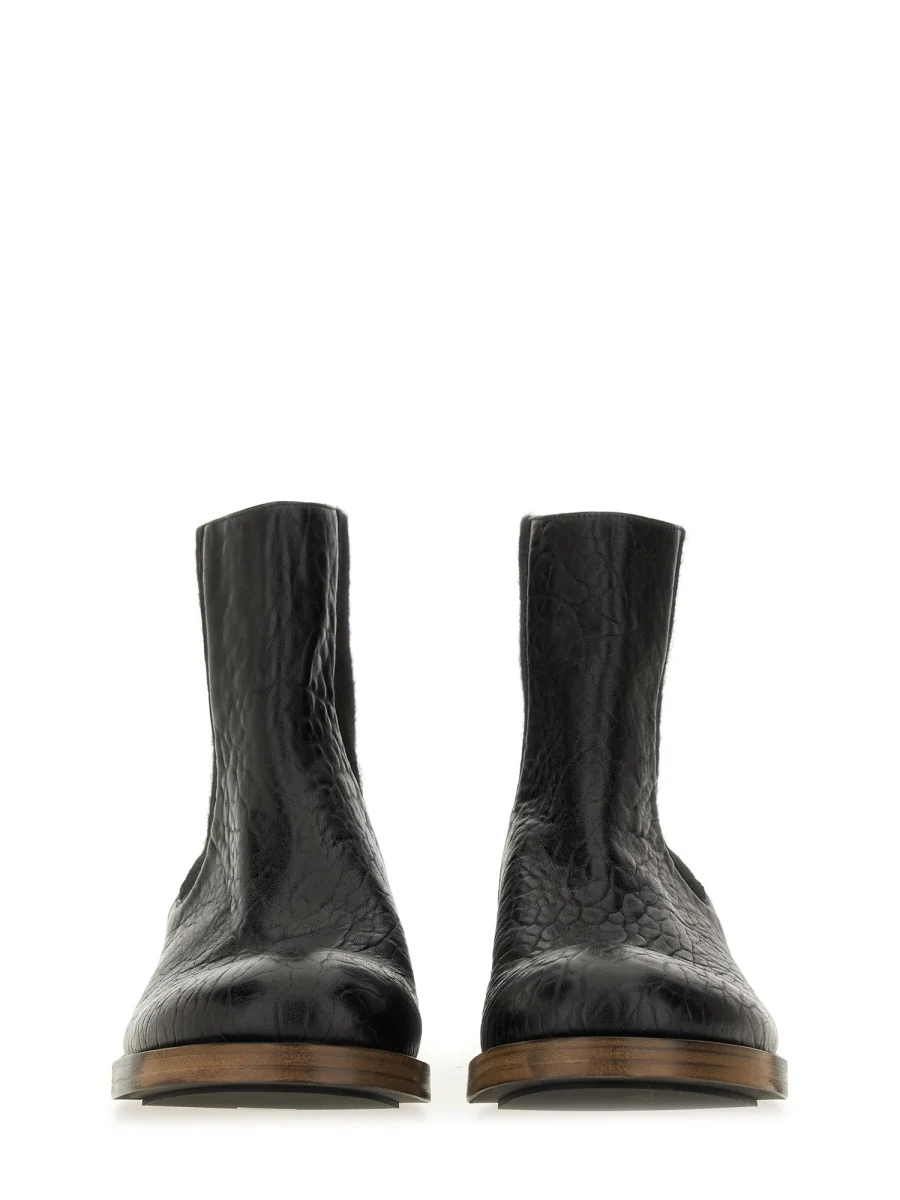 UMA WANG Textured Chelsea Boots - Image 4