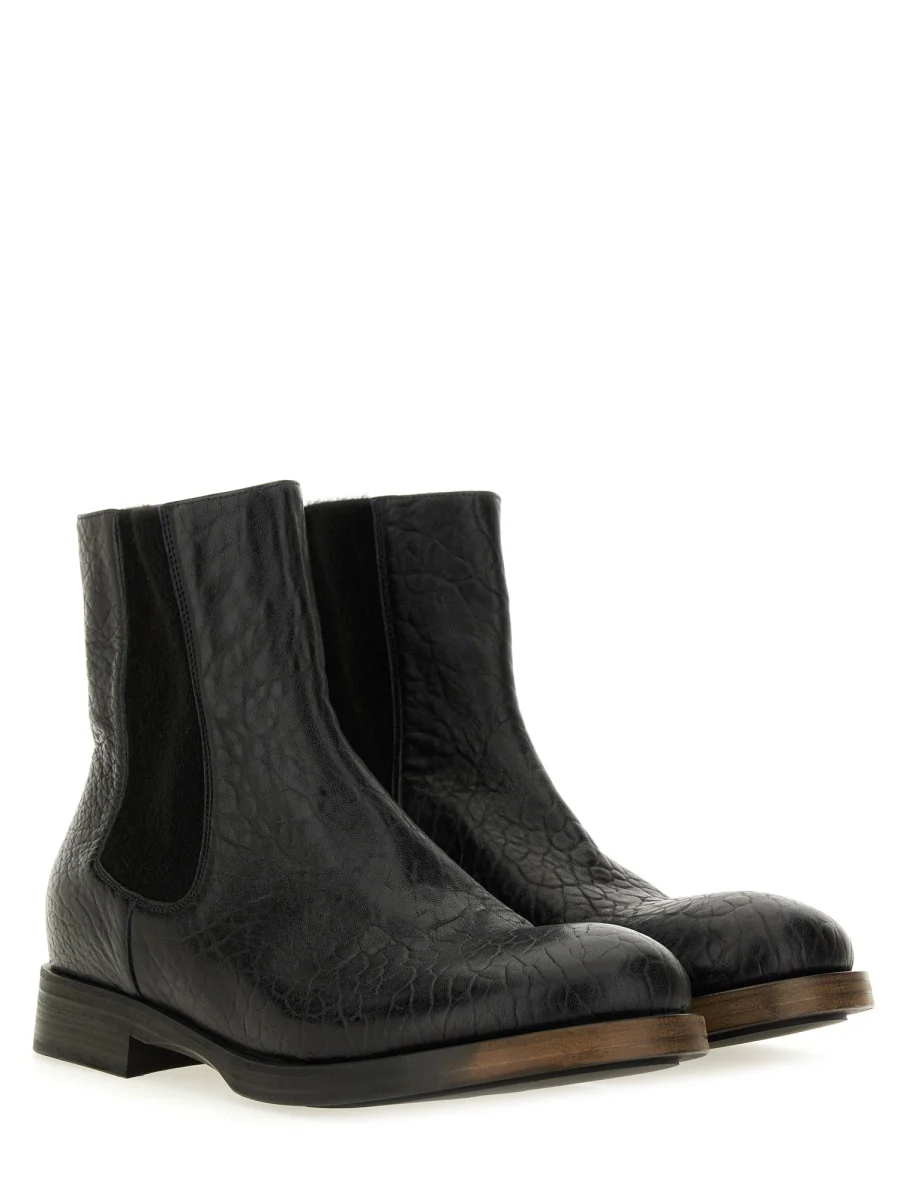 UMA WANG Textured Chelsea Boots - Image 7