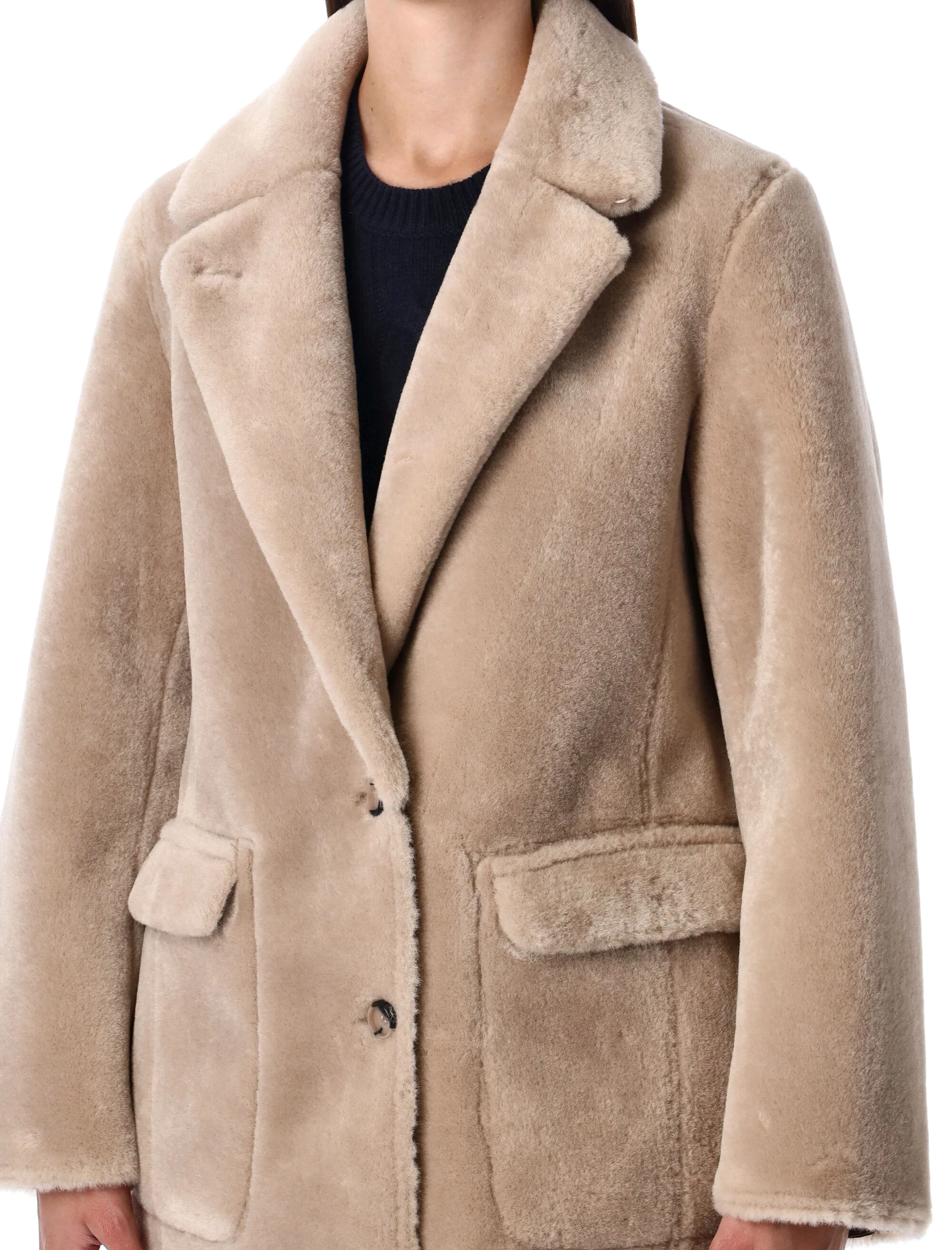 Urbancode Reversible Faux Fur Coat - Image 3