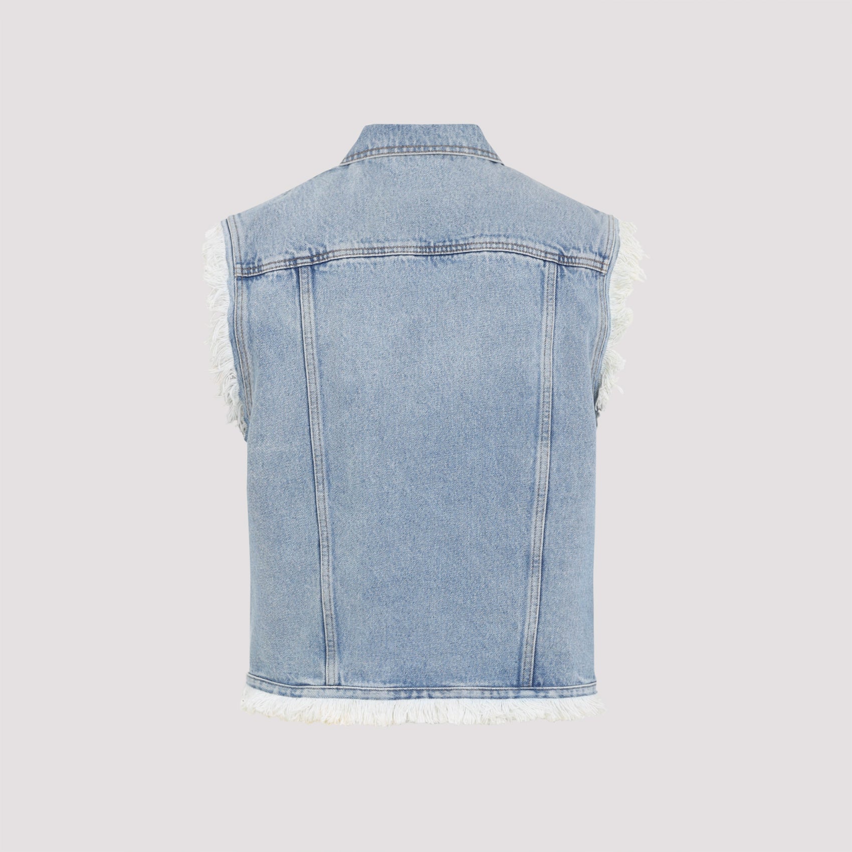 Valentino Blue Denim Vest - Image 4