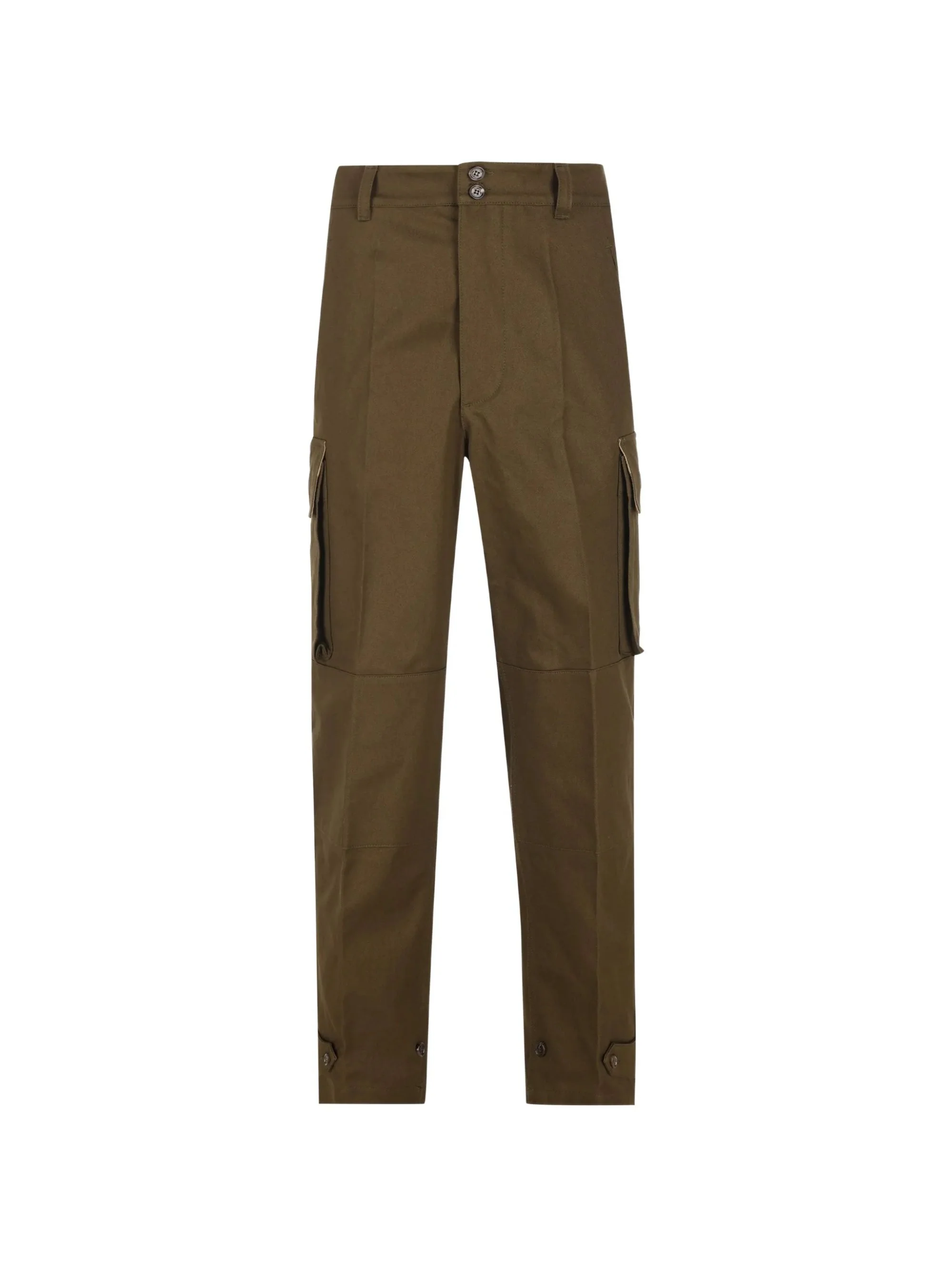 Valentino Cargo Pants in Cotton Gabardine for Man