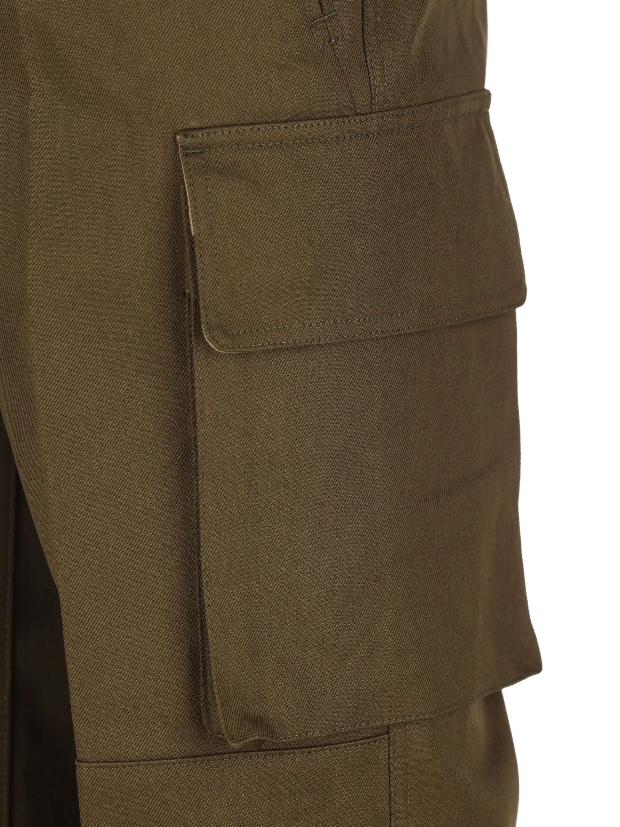 Valentino Cargo Pants in Cotton Gabardine for Man - Image 3