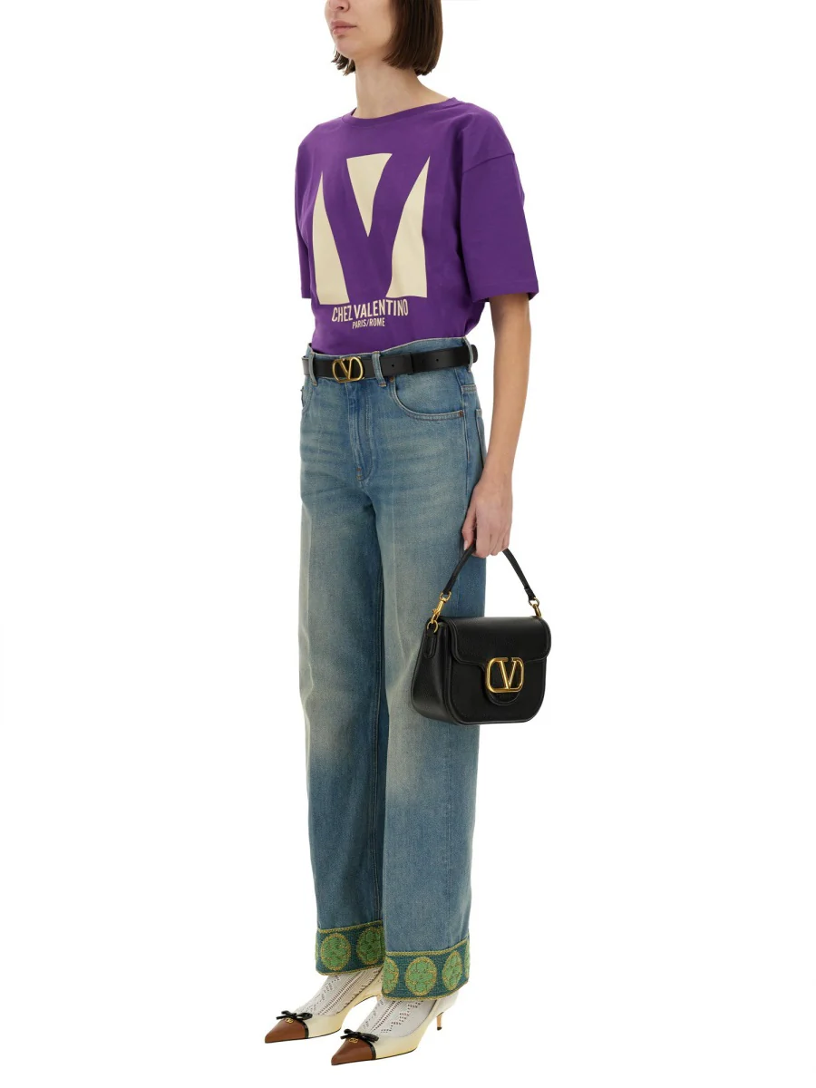 VALENTINO Chez Valentino-print T-shirt - Image 6