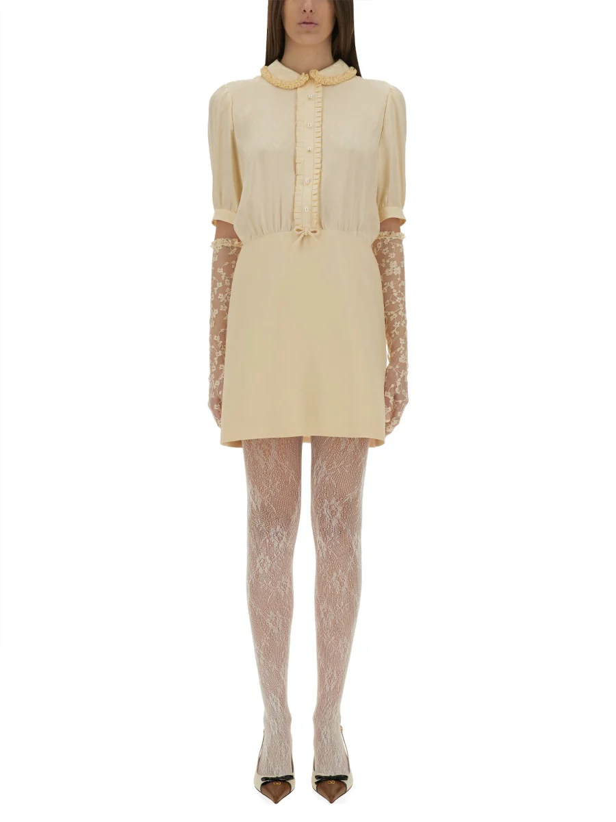 VALENTINO Crepe Couture Short Dress - Image 5