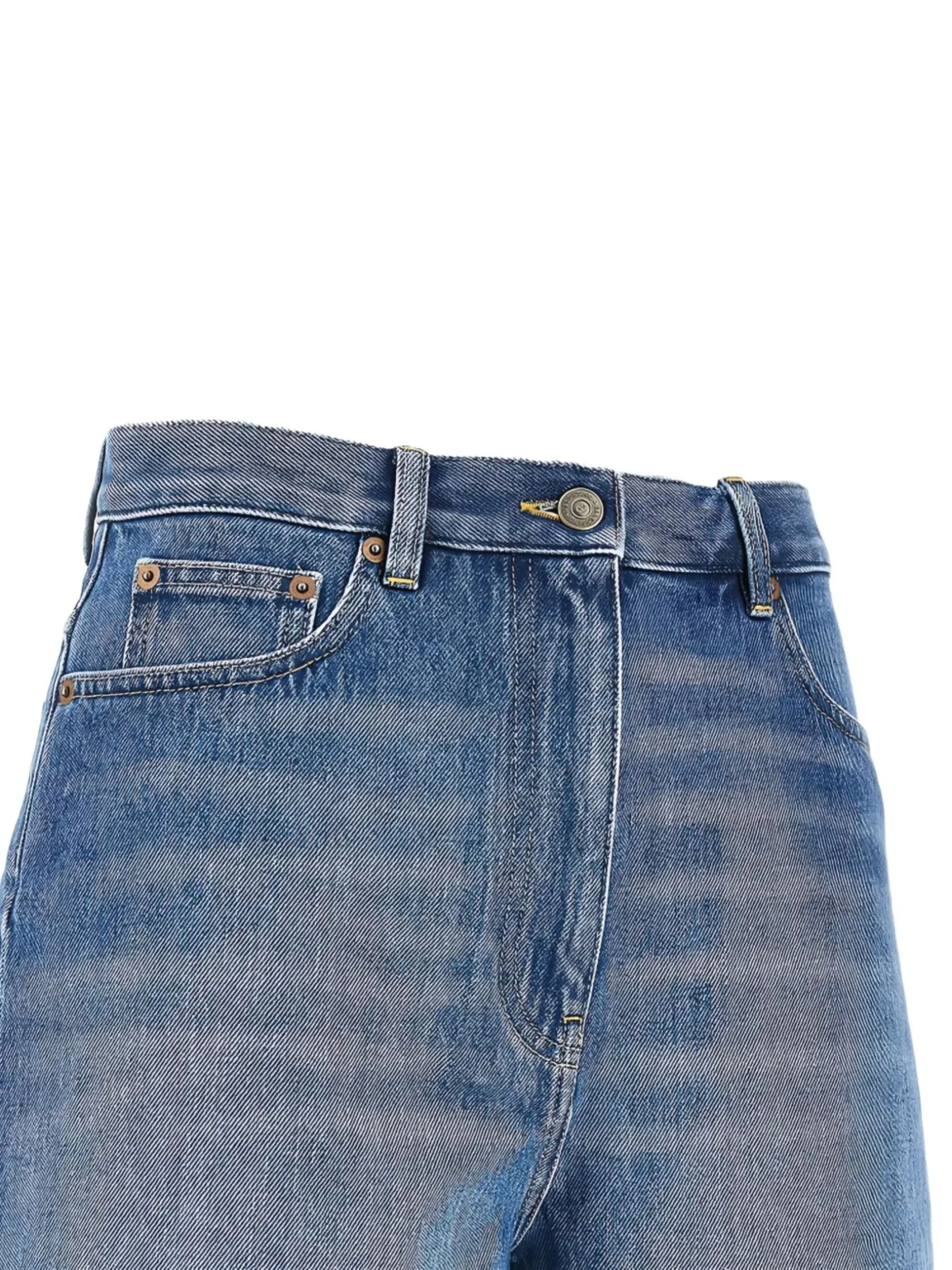 Valentino Elegant Mini Denim Shorts for Women - Image 3