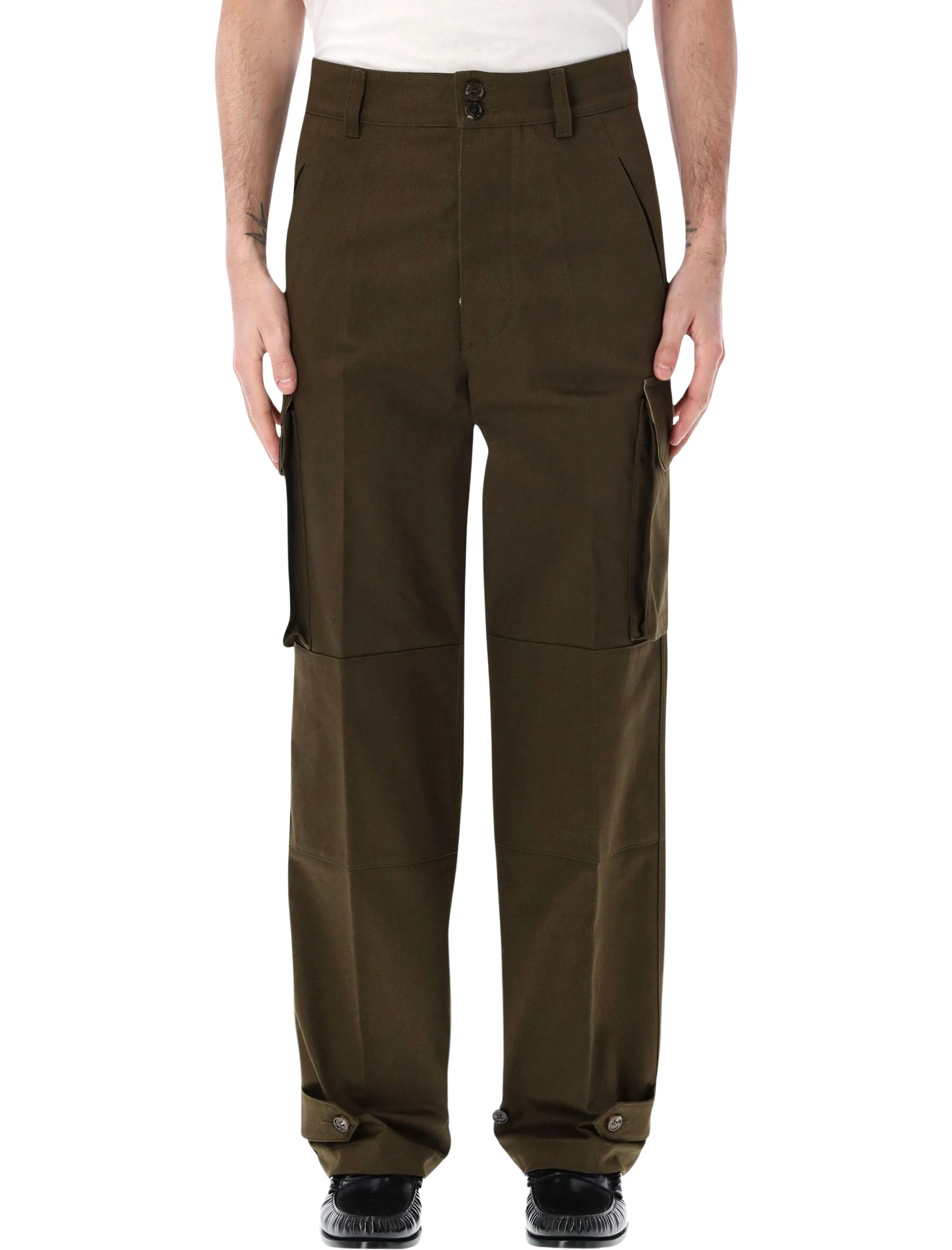 Valentino Garavani Cargo Pants in Cotton Gabardine
