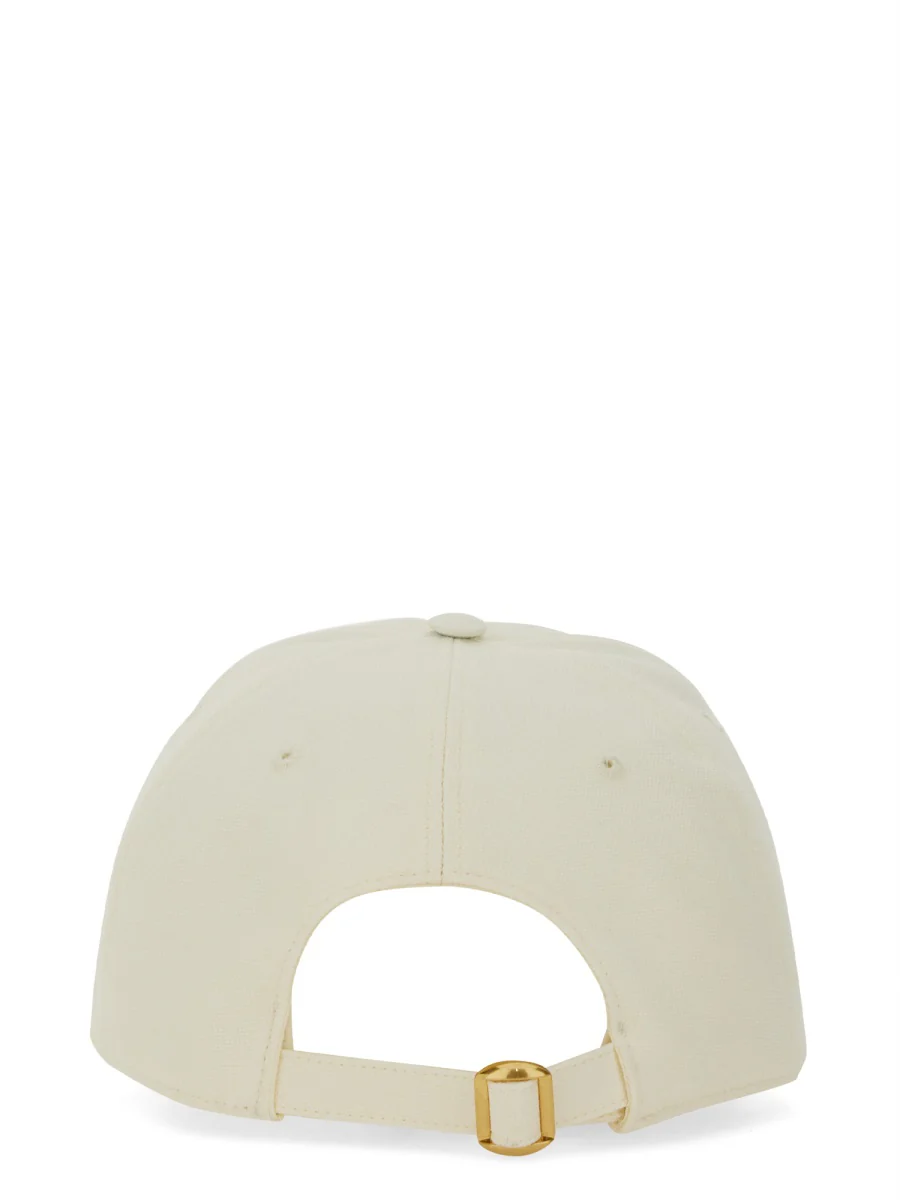 VALENTINO GARAVANI CHEZ VALENTINO COTTON BASEBALL CAP with EMBROIDERY - Image 3