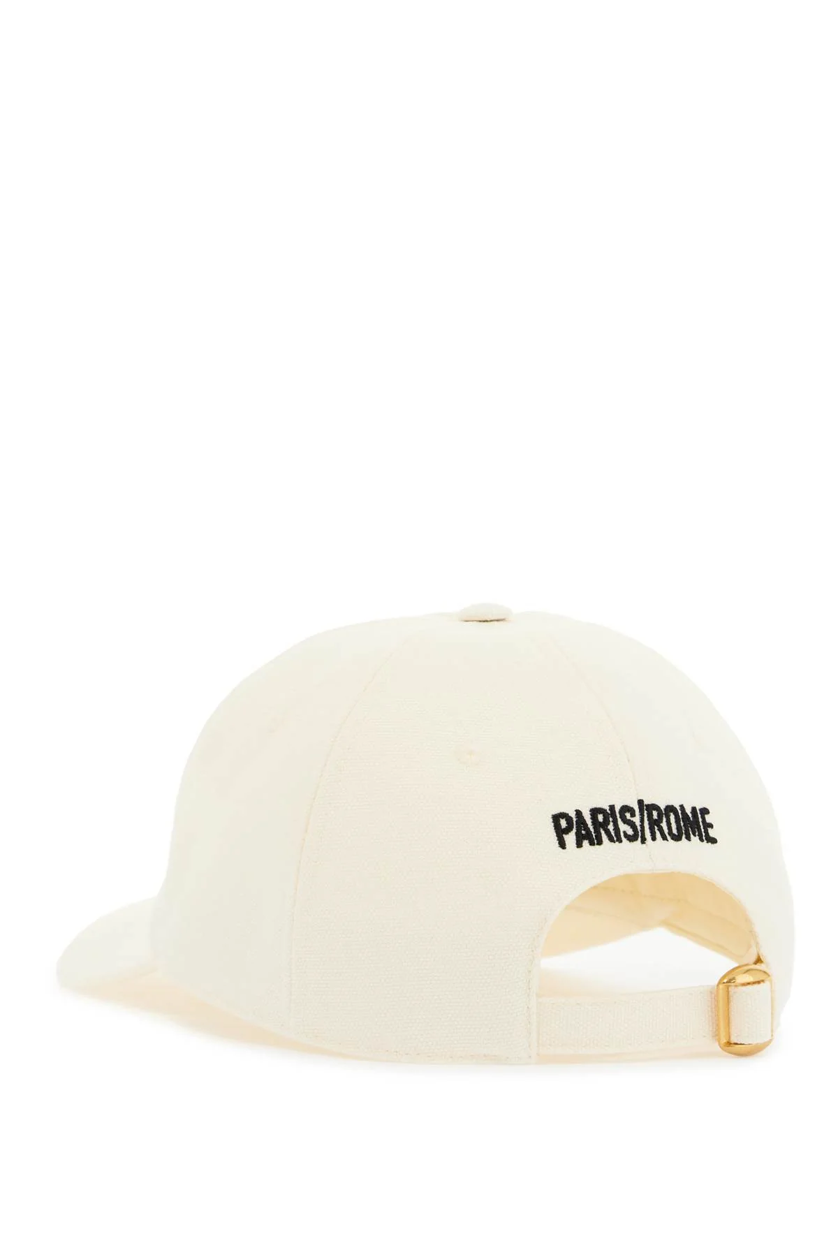 VALENTINO GARAVANI Chez Valentino Cotton Baseball Cap with Embroidery - Image 4
