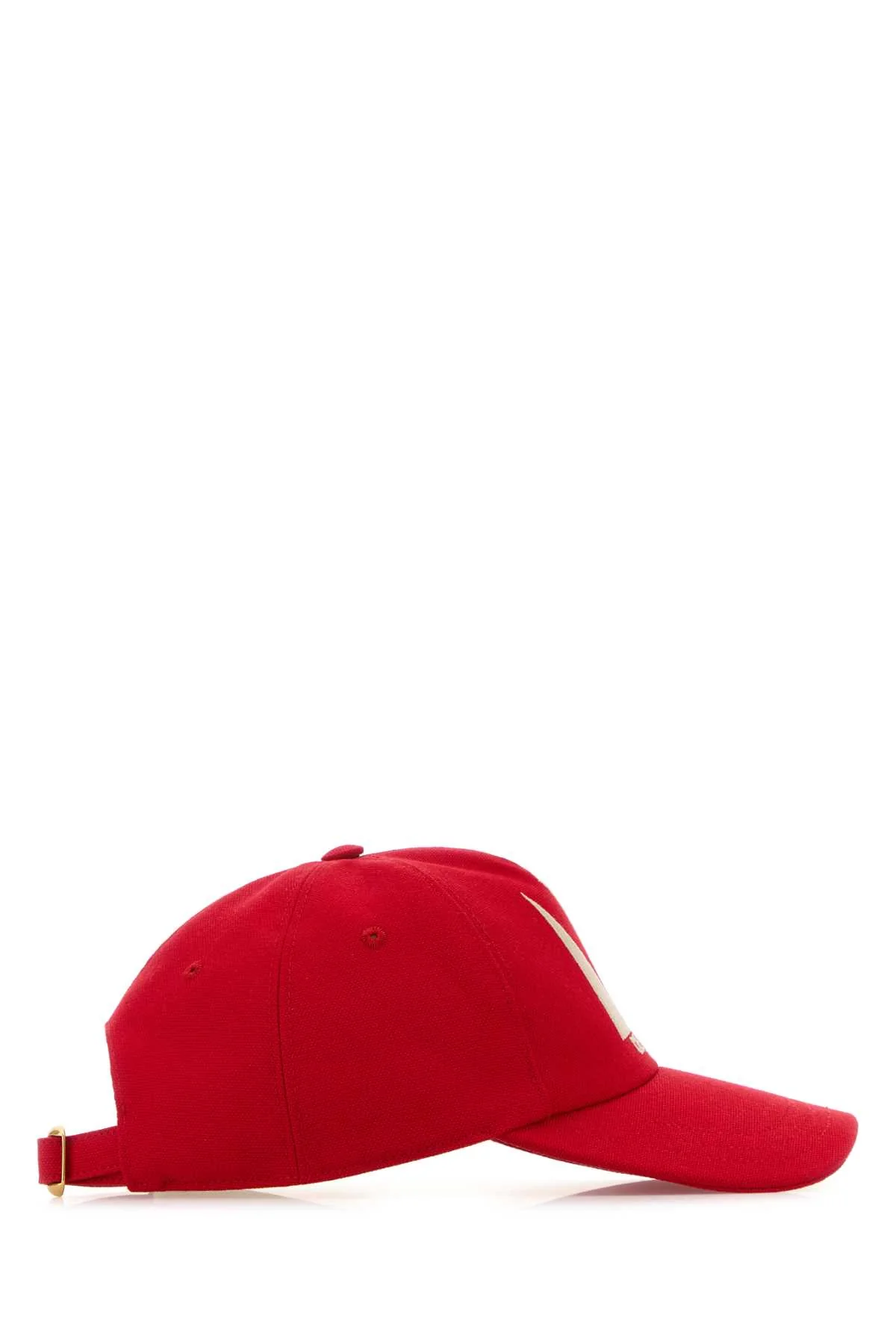 VALENTINO GARAVANI Chez Valentino Cotton Baseball Cap with Embroidery - Image 5