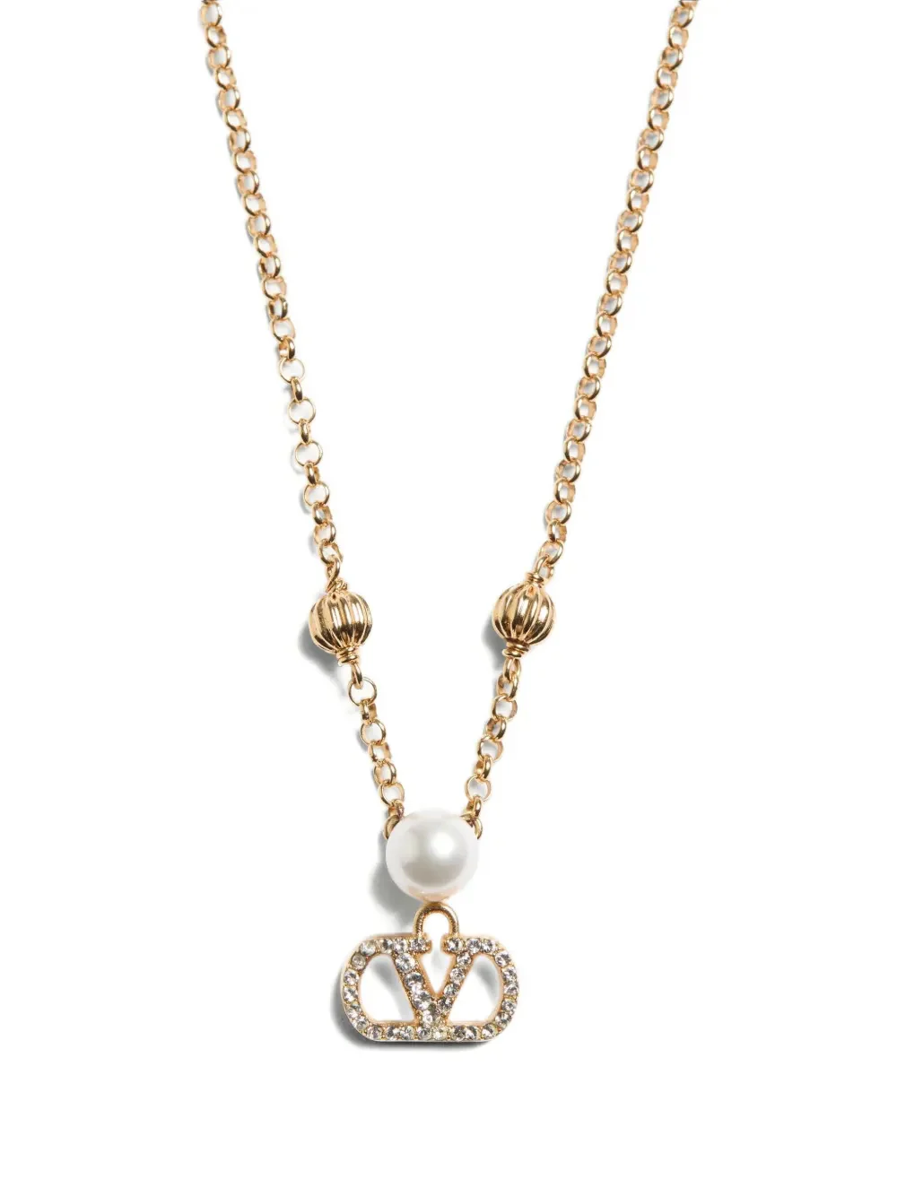 Valentino Garavani Elegant Chain with Adjustable Length (15.7 to 16.5 in.) - Image 3