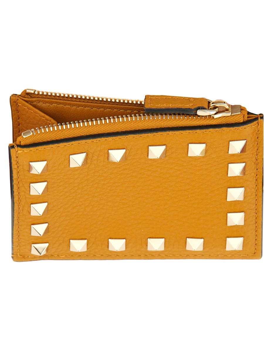 VALENTINO GARAVANI Leather "Rockstud" Wallet - Image 6