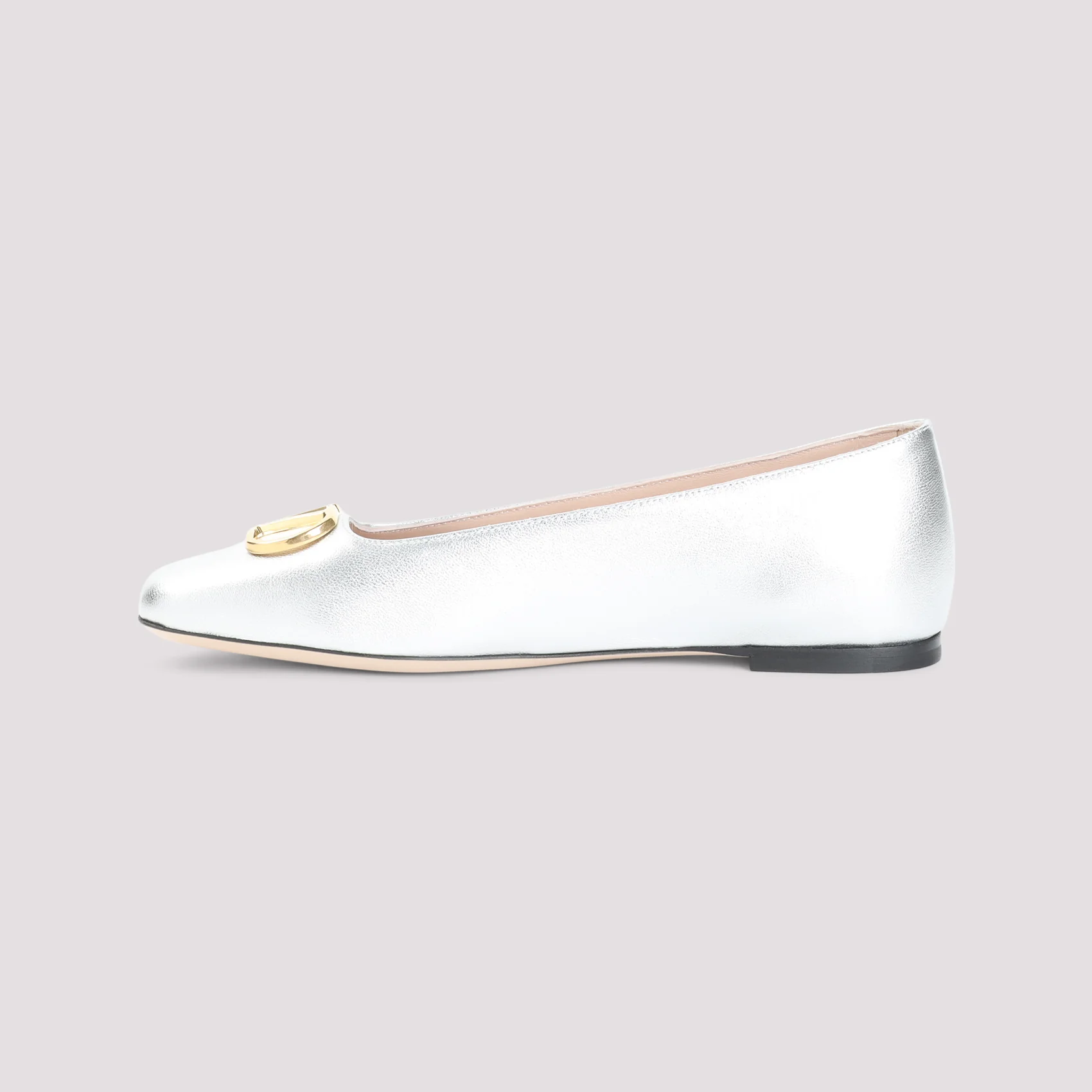 Valentino Garavani Luxe Lambskin Ballerina Flats for Women - Image 4