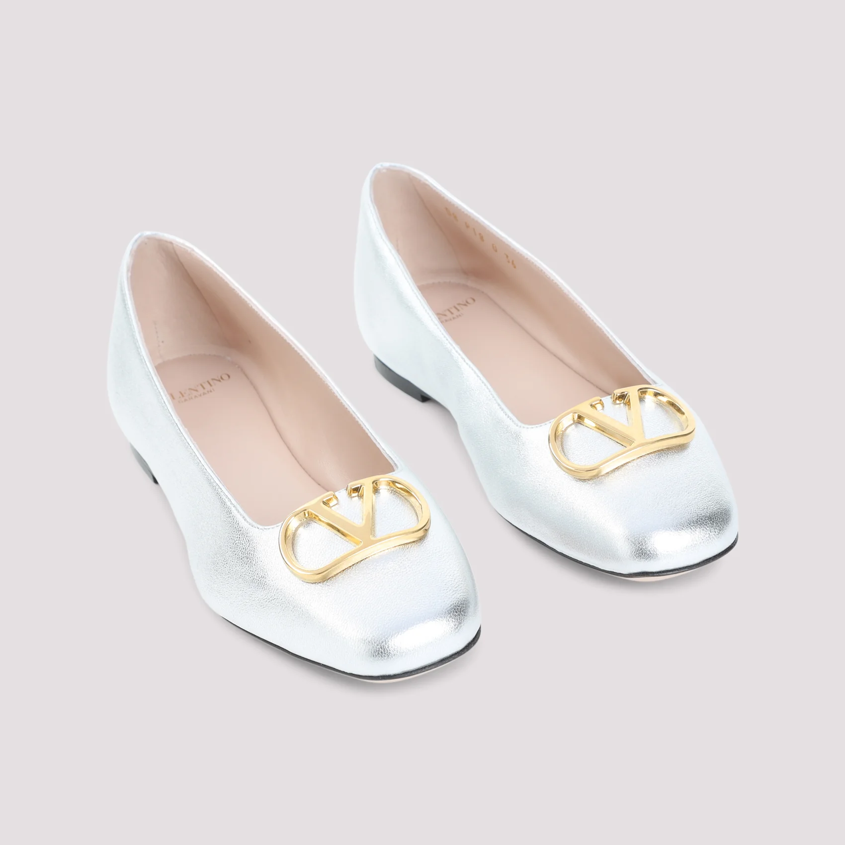 Valentino Garavani Luxe Lambskin Ballerina Flats for Women - Image 5