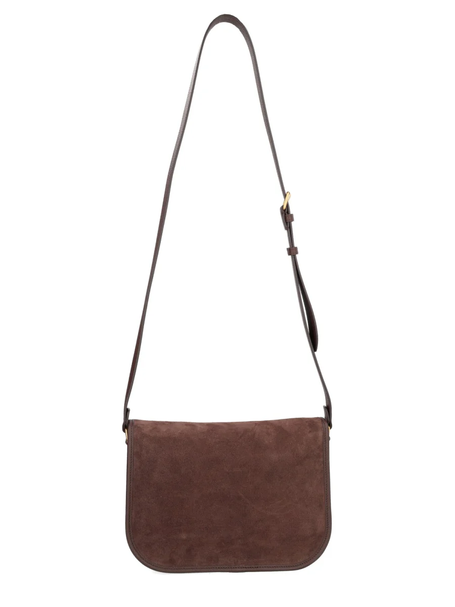 VALENTINO GARAVANI Mens Leather Crossbody Satchel Bag - Image 6