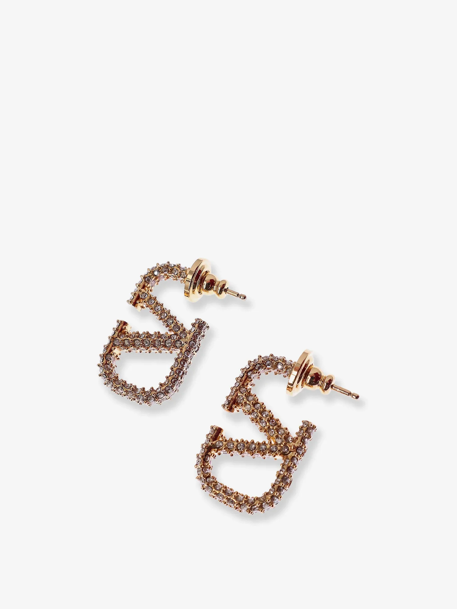 Valentino Garavani Mini Gold Finish Accessory with Butterfly Fastening - Image 2