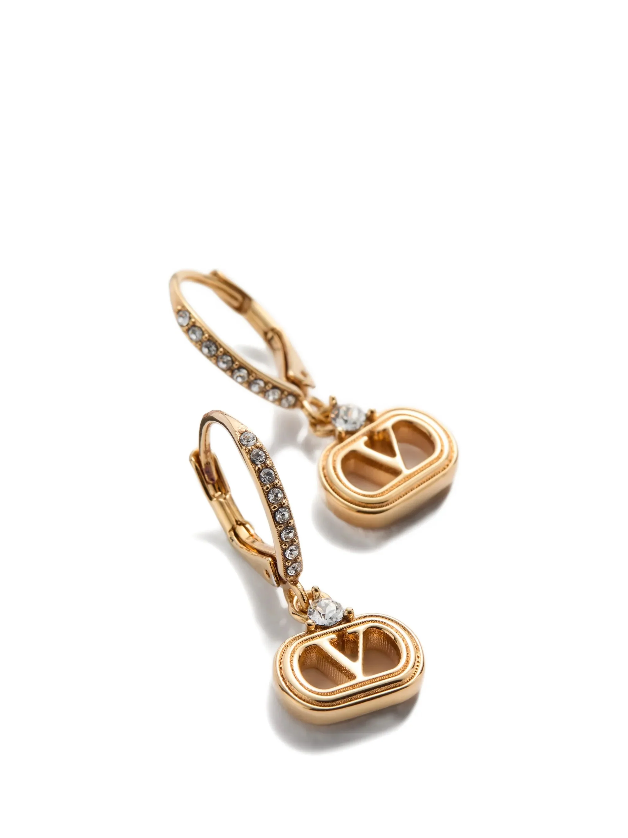 Valentino Garavani Mini Gold-tone Finish Earrings - Image 3