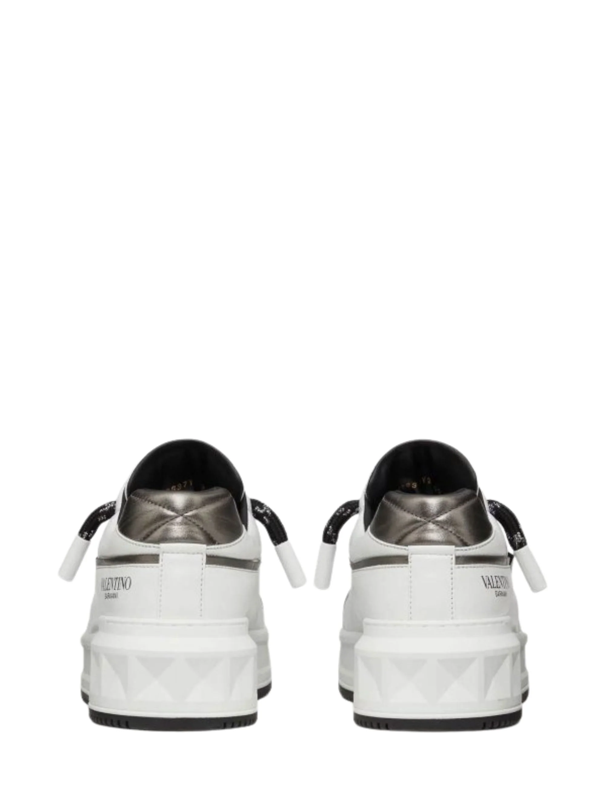 Valentino Garavani One Stud XL Leather Sneakers - Image 3