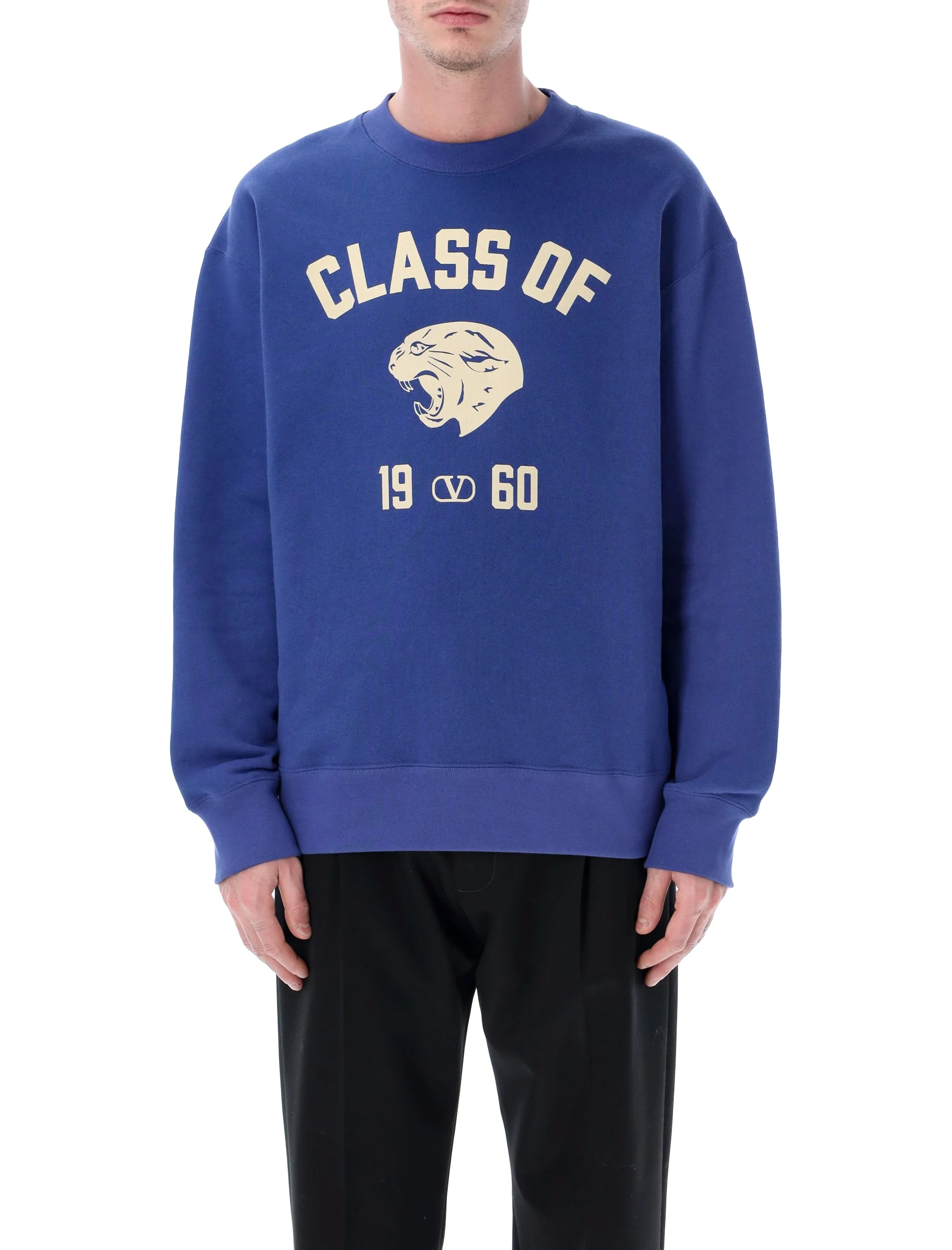 Valentino Garavani Panther-print Cotton Sweatshirt