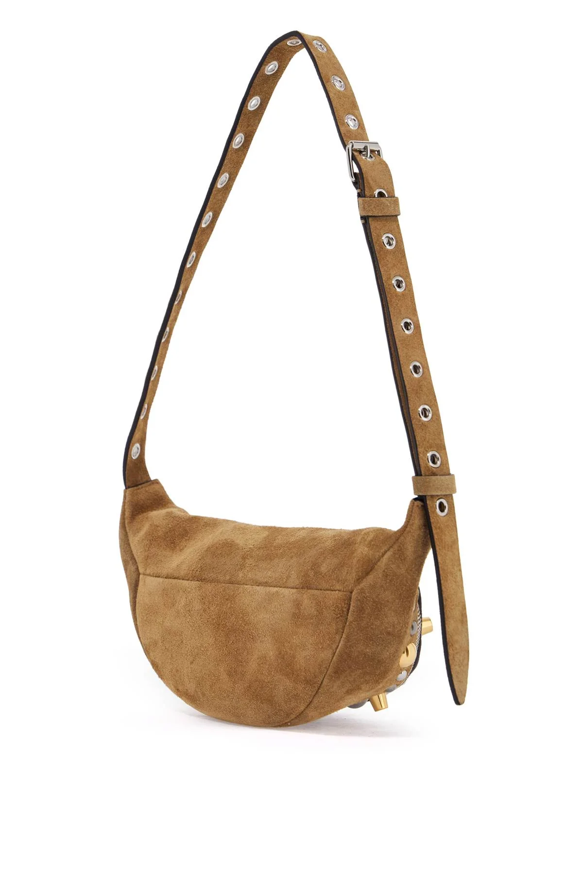VALENTINO GARAVANI Pouch with Studded Decorations in Suede Man - Image 3