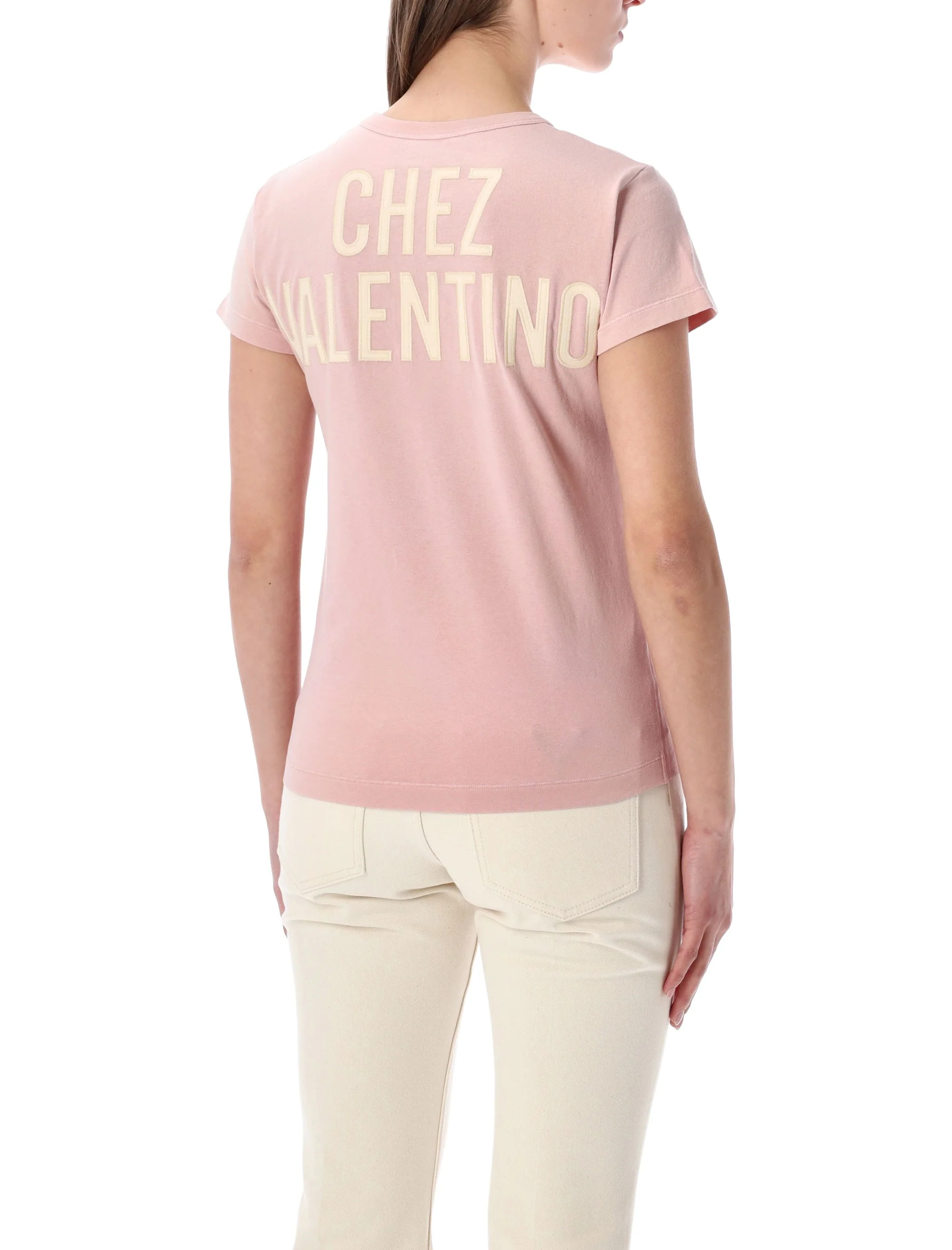 Valentino Garavani Refined Graphic Cotton T-Shirt - Women's Size S - Image 2