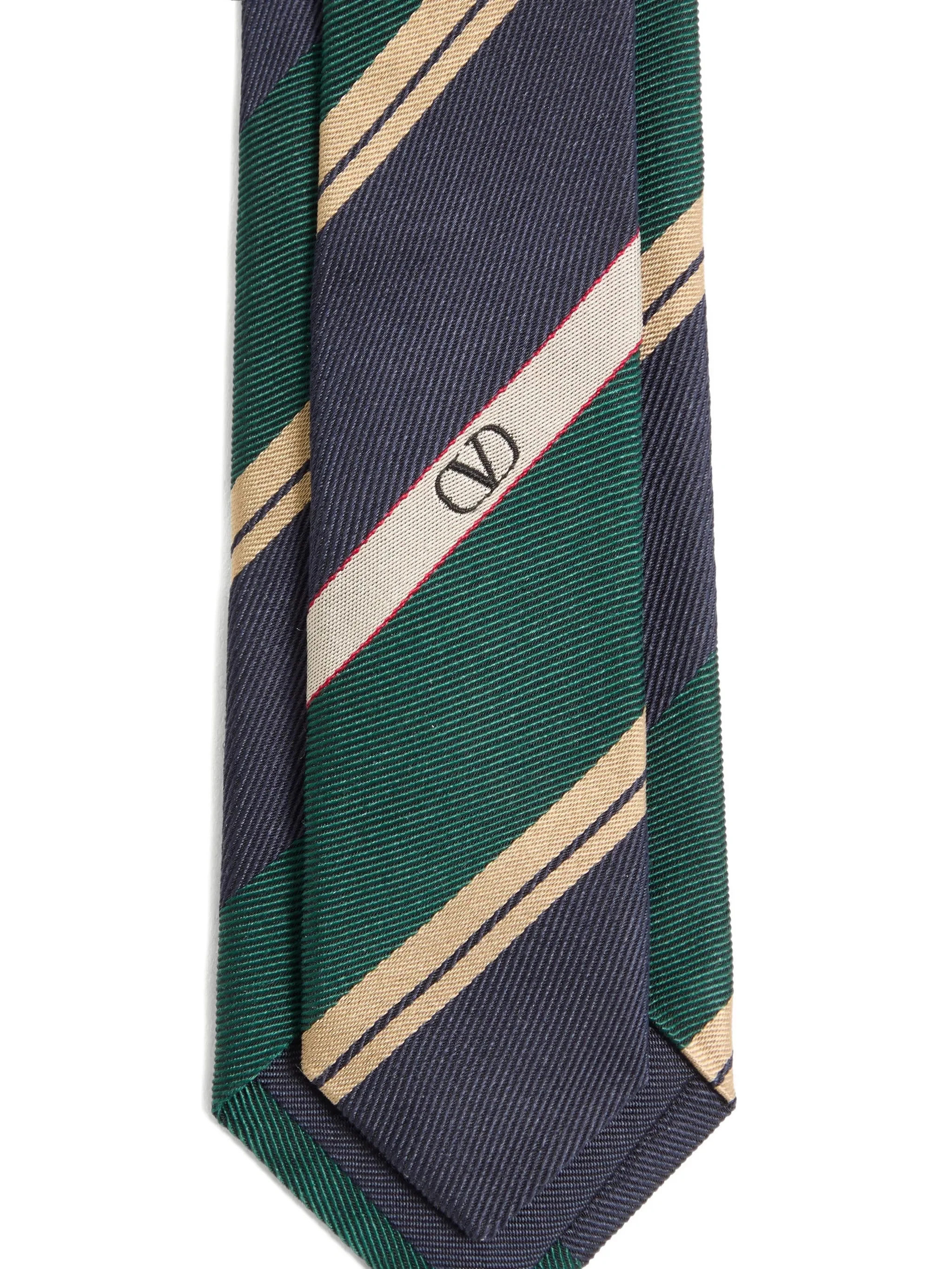 Valentino Garavani Regimental Jacquard Signature Tie - 6x145 cm - Image 3