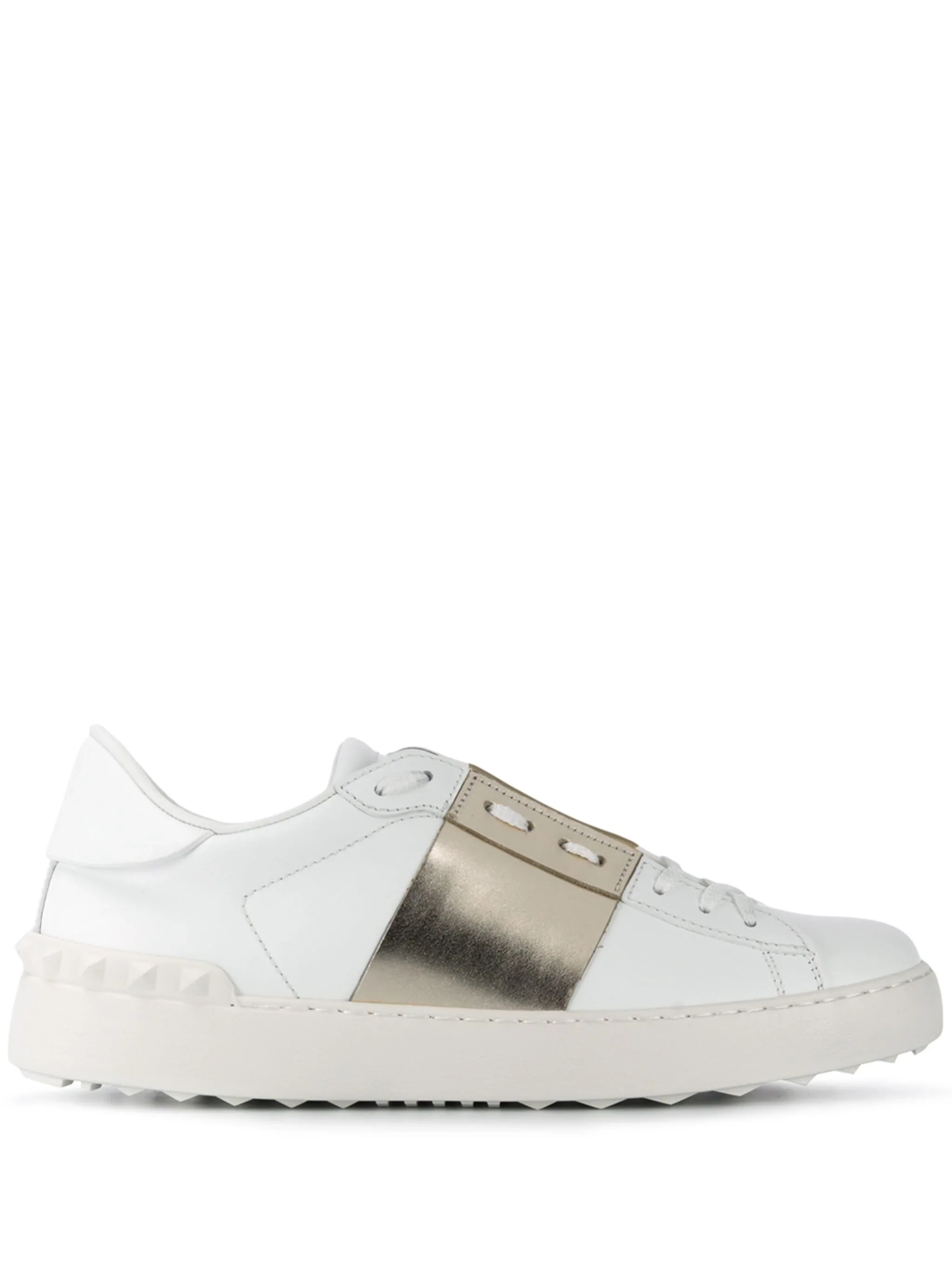 Valentino Garavani Stylish Contrast Leather Sneakers