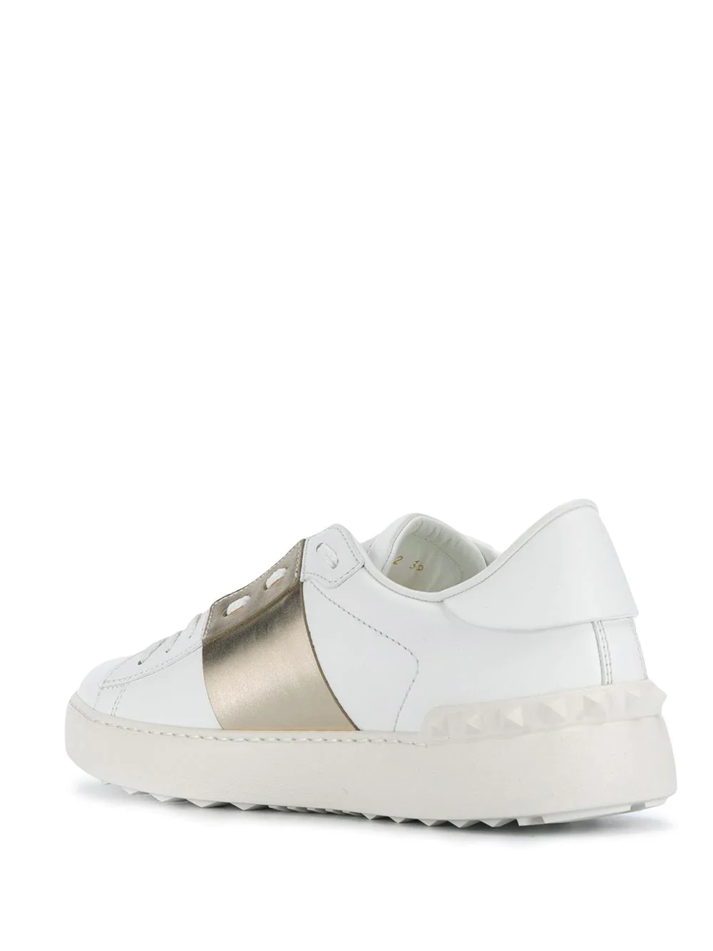 Valentino Garavani Stylish Contrast Leather Sneakers - Image 3