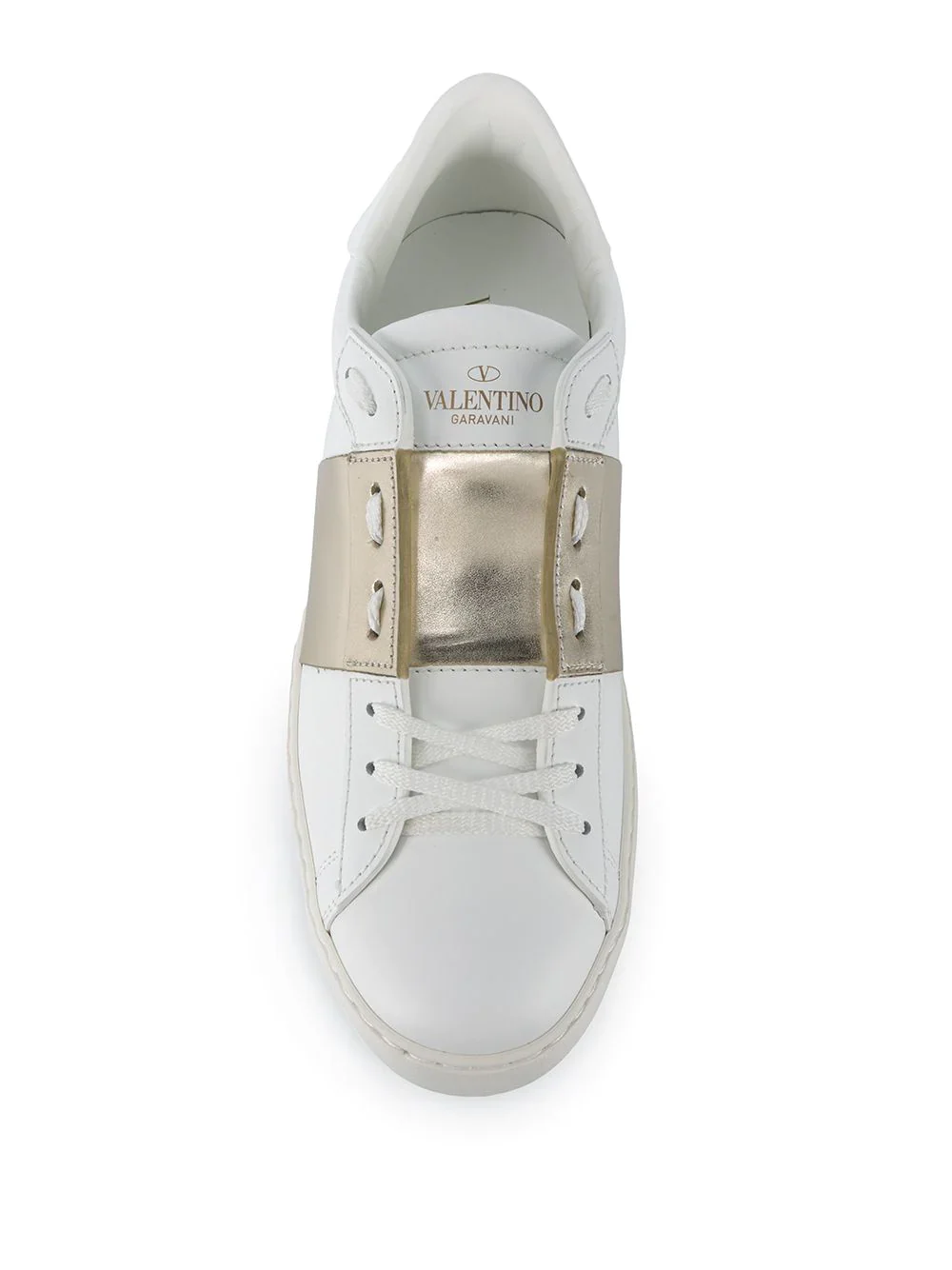 Valentino Garavani Stylish Contrast Leather Sneakers - Image 4