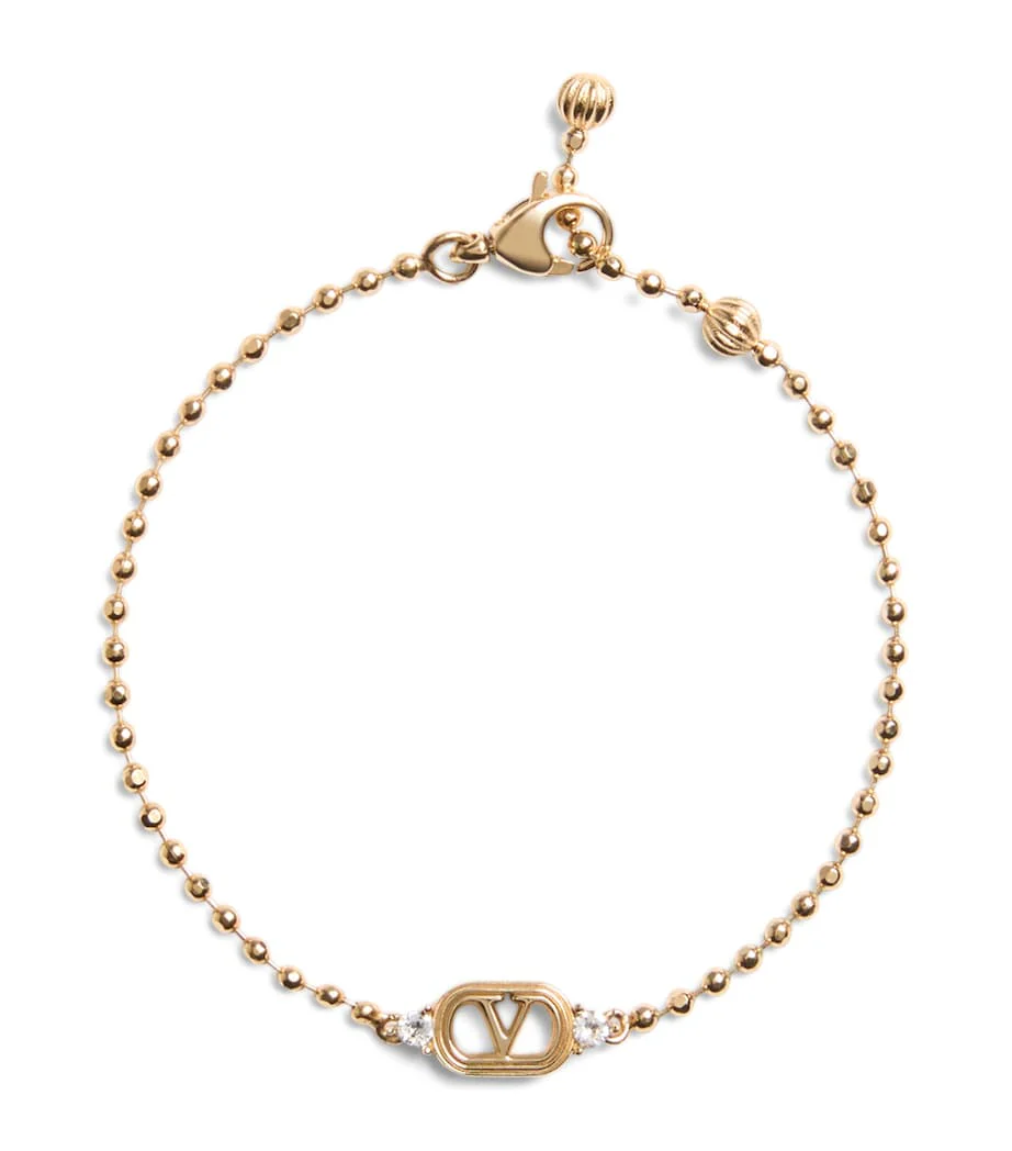 Valentino Garavani Swarovski Crystal-Embellished Snap Hook Accessory