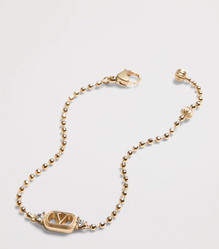 Valentino Garavani Swarovski Crystal-Embellished Snap Hook Accessory - Image 2