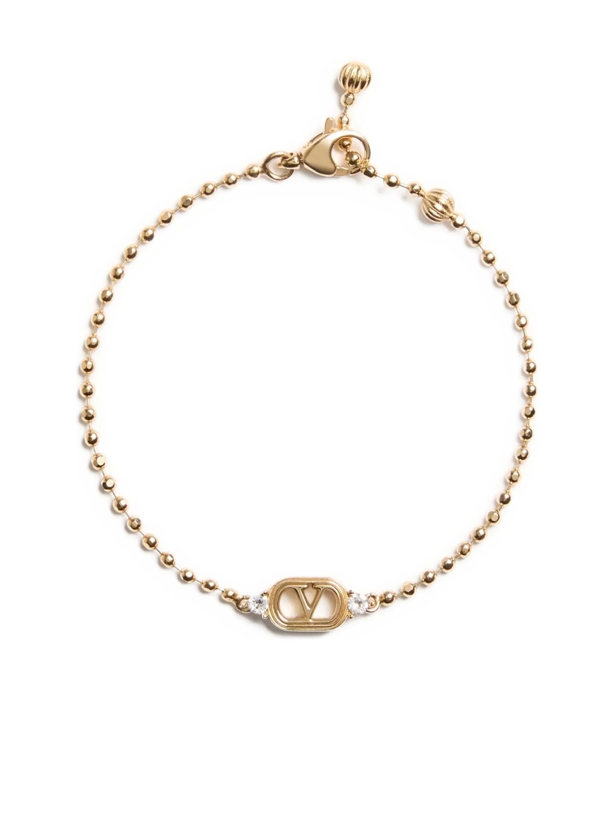 Valentino Garavani Swarovski Crystal-Embellished Swivel Snap Hook