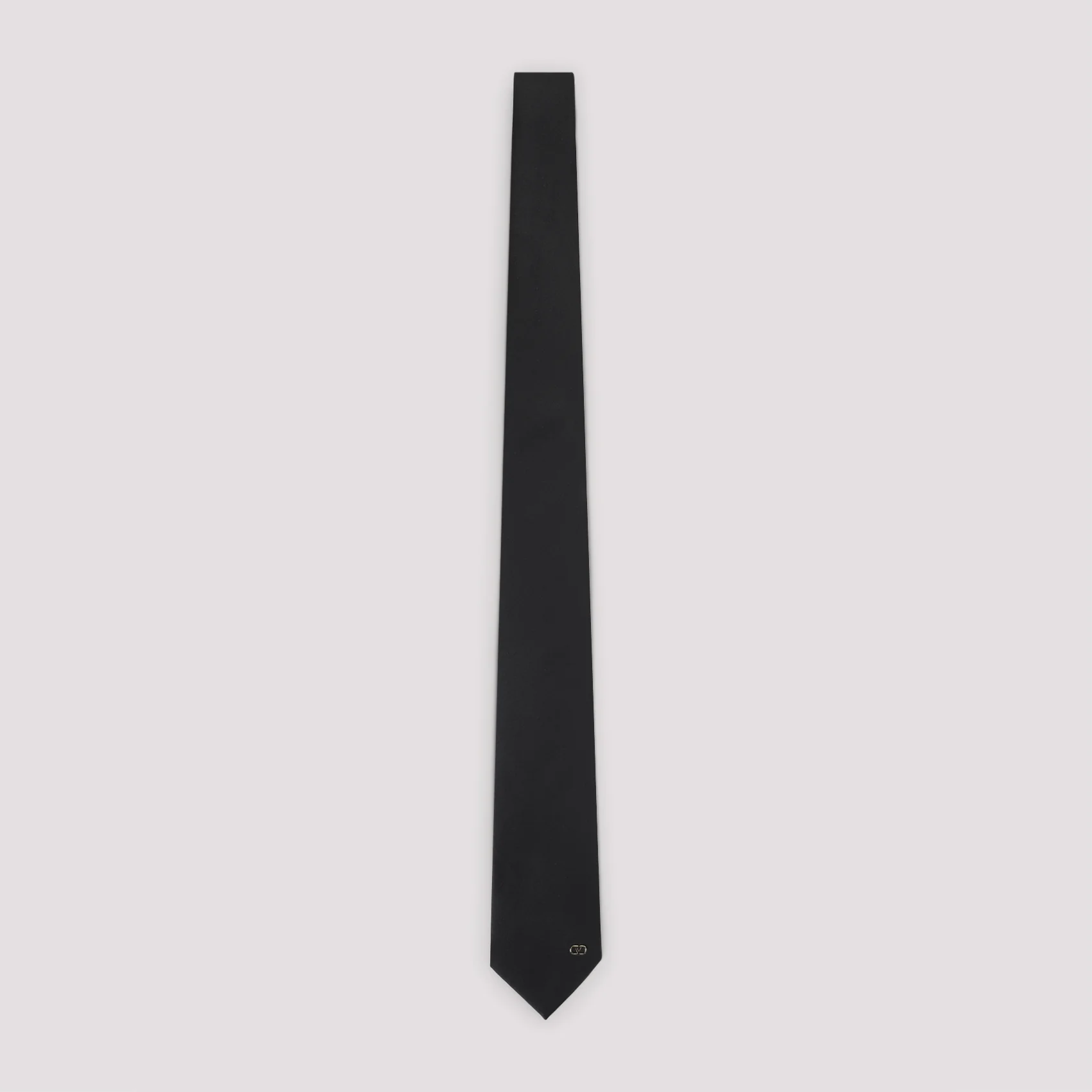 VALENTINO GARAVANI Valentie Silk Tie with Vlogo Signature Detail for Man - Image 4