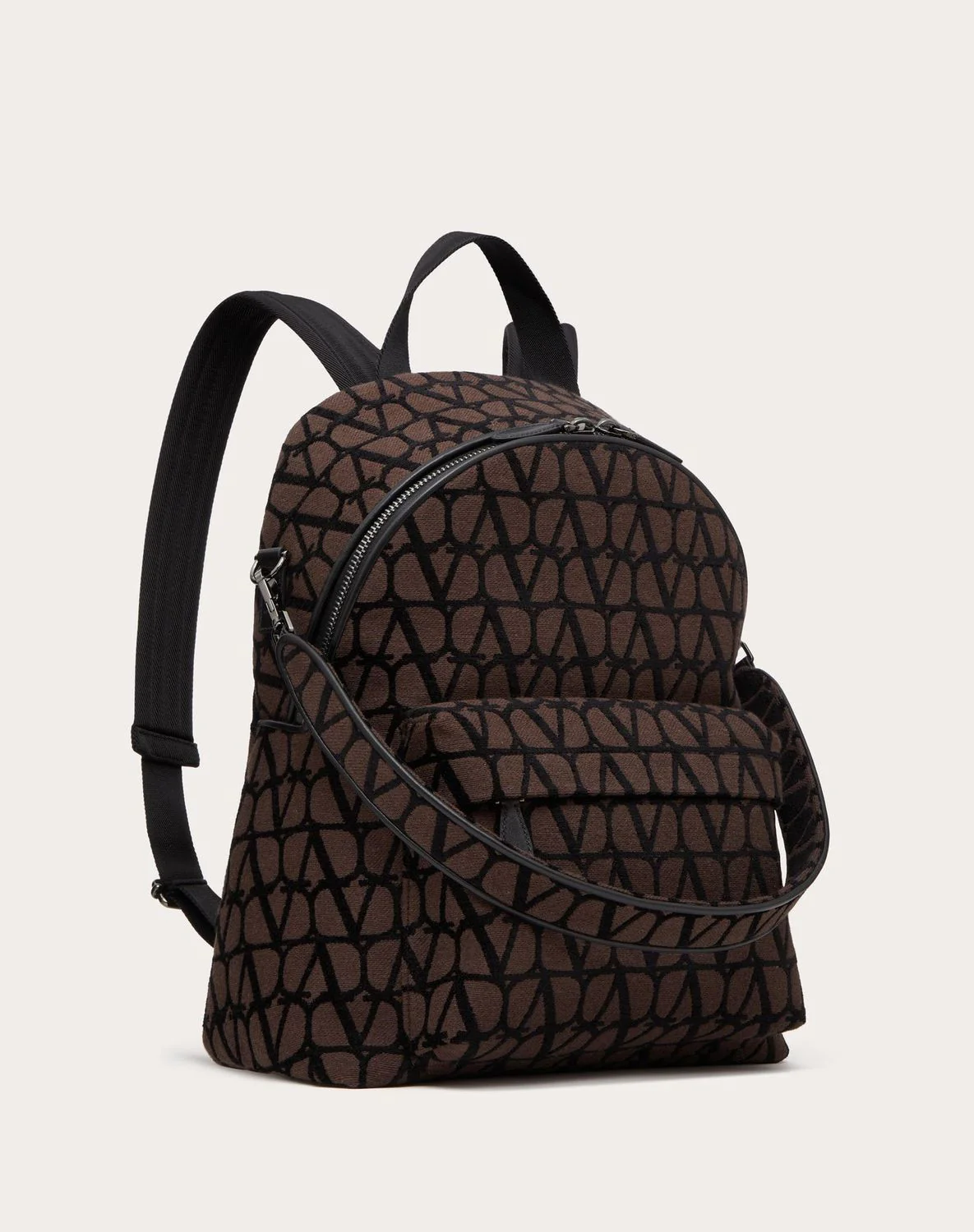 Valentino Garavani VALENTINO Toile Iconographe Backpack in Technical Fabric - Image 3