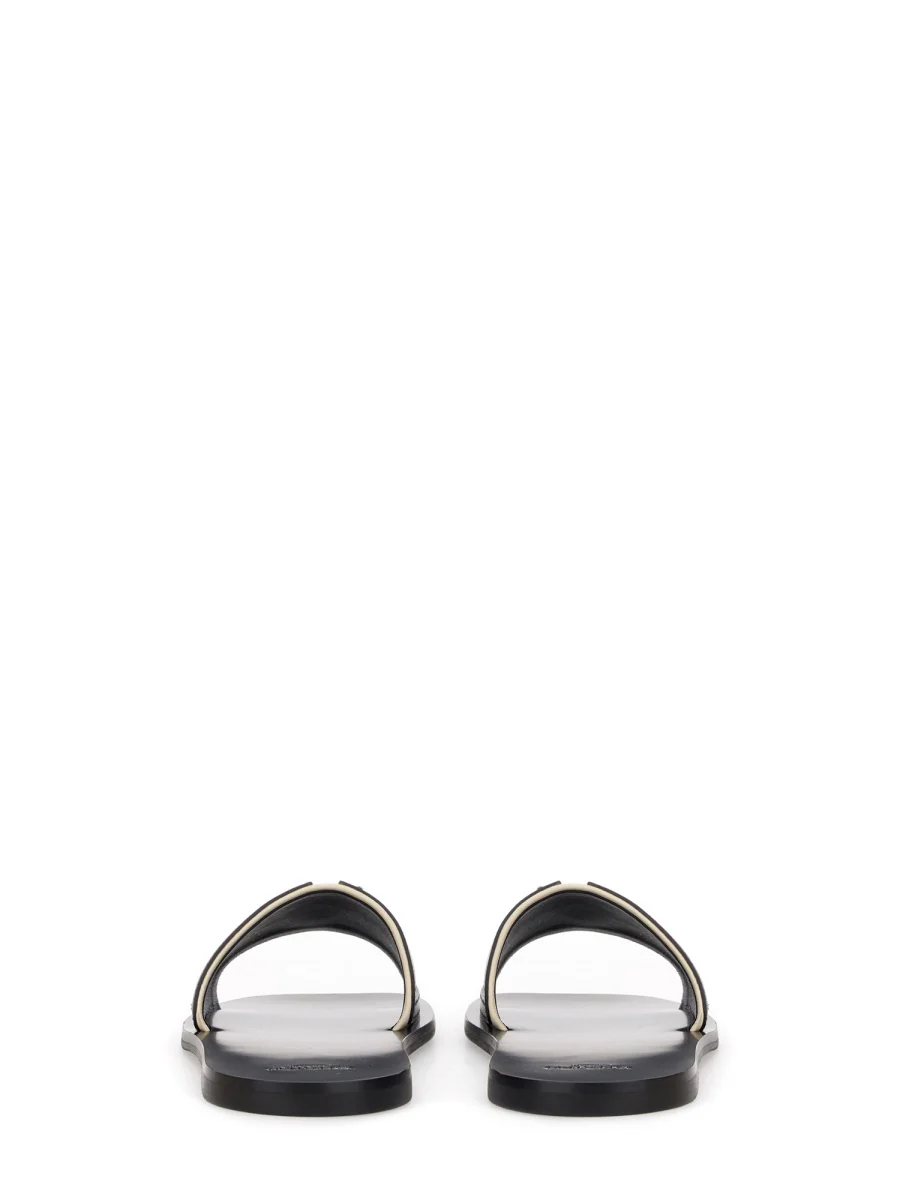 VALENTINO GARAVANI Viva Superstar Appliquéd Leather Slides - Image 3