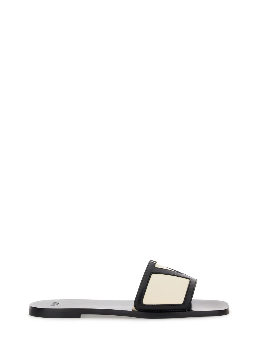 VALENTINO GARAVANI Viva Superstar Appliquéd Leather Slides - Image 6