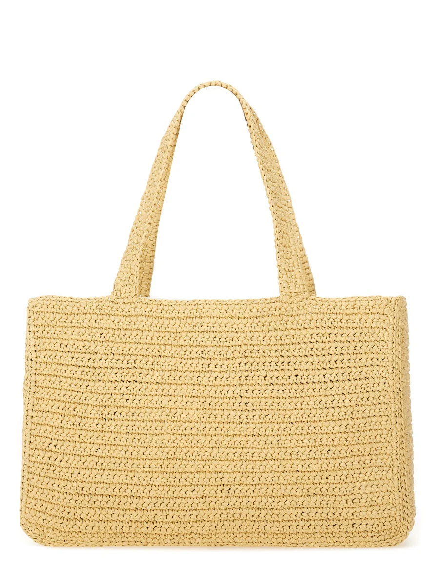 VALENTINO GARAVANI Viva Superstar Large Raffia Shopping Bag - Woman - Image 5