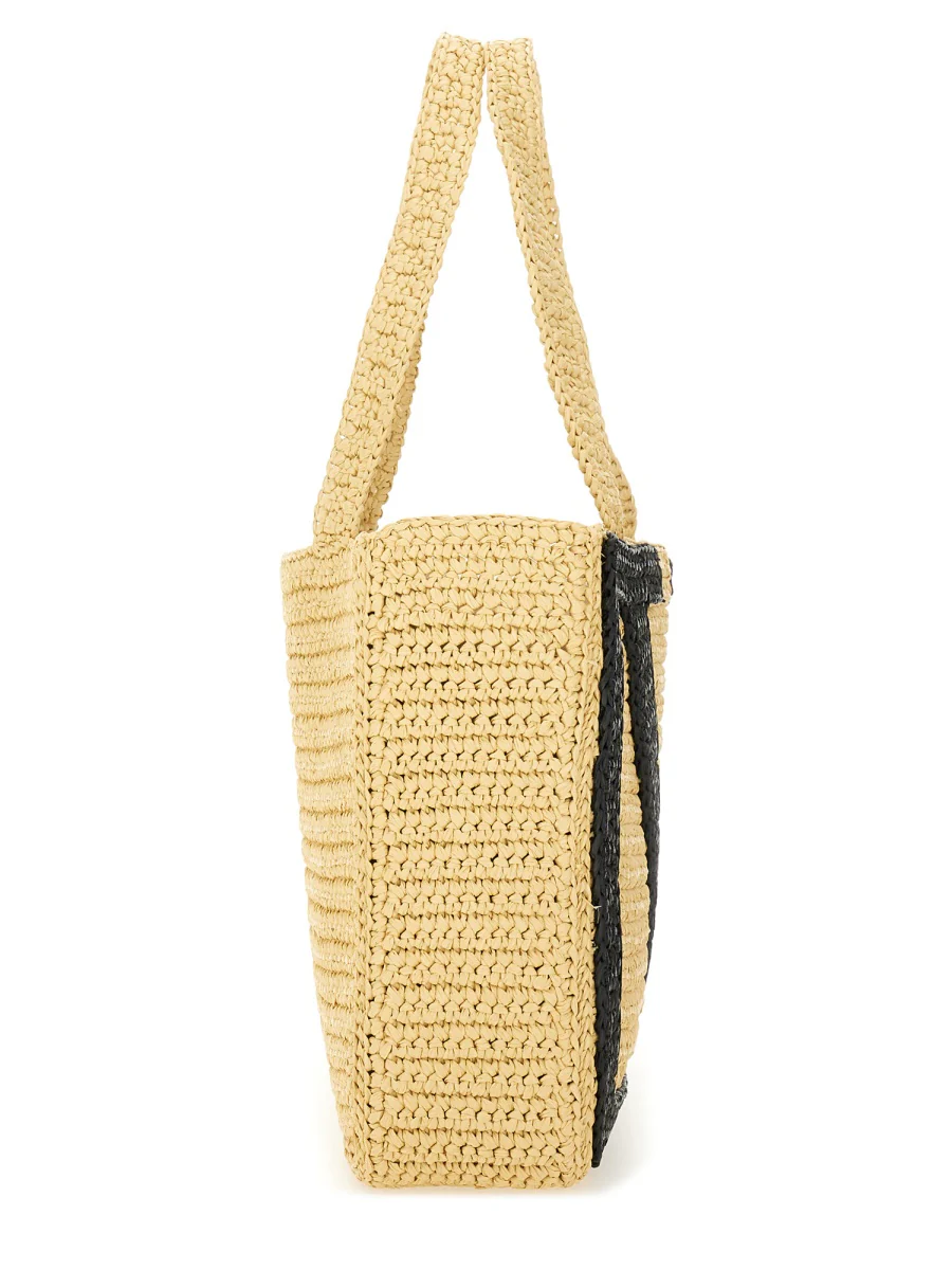 VALENTINO GARAVANI Viva Superstar Large Raffia Shopping Bag - Woman - Image 6