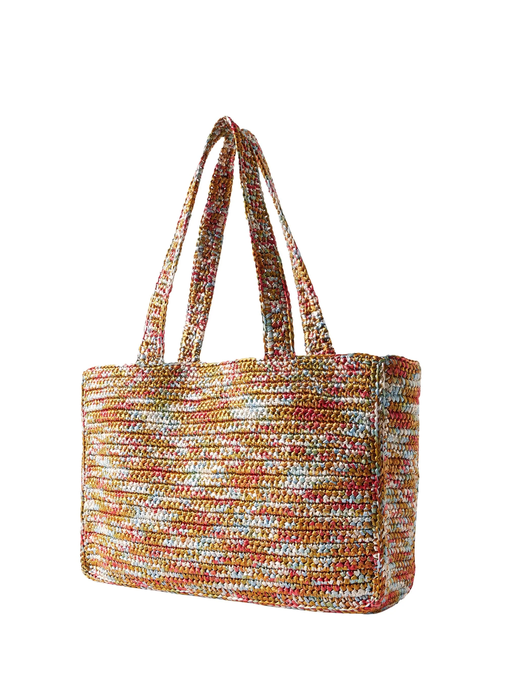Valentino Garavani Viva Superstar Medium Shopping Bag in Raffia - Woman - Image 2