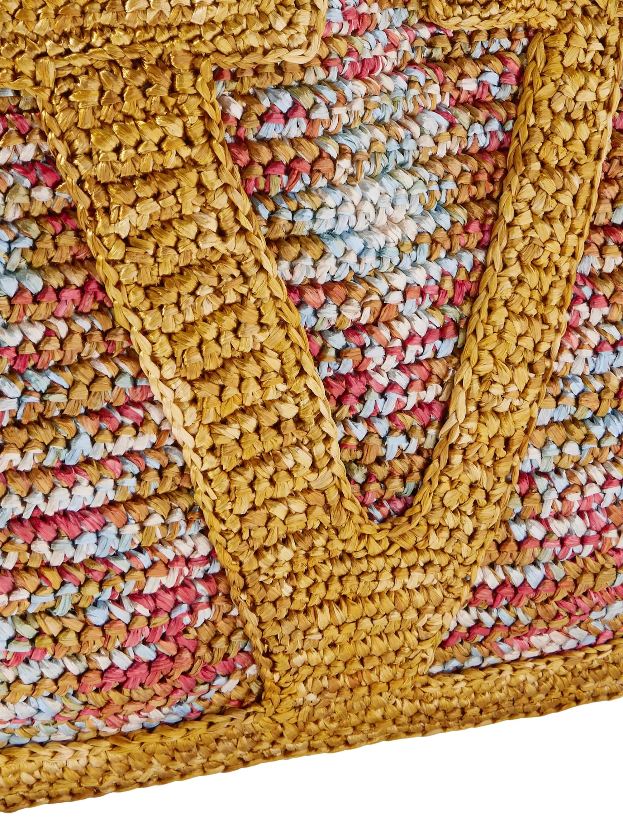 Valentino Garavani Viva Superstar Medium Shopping Bag in Raffia - Woman - Image 3