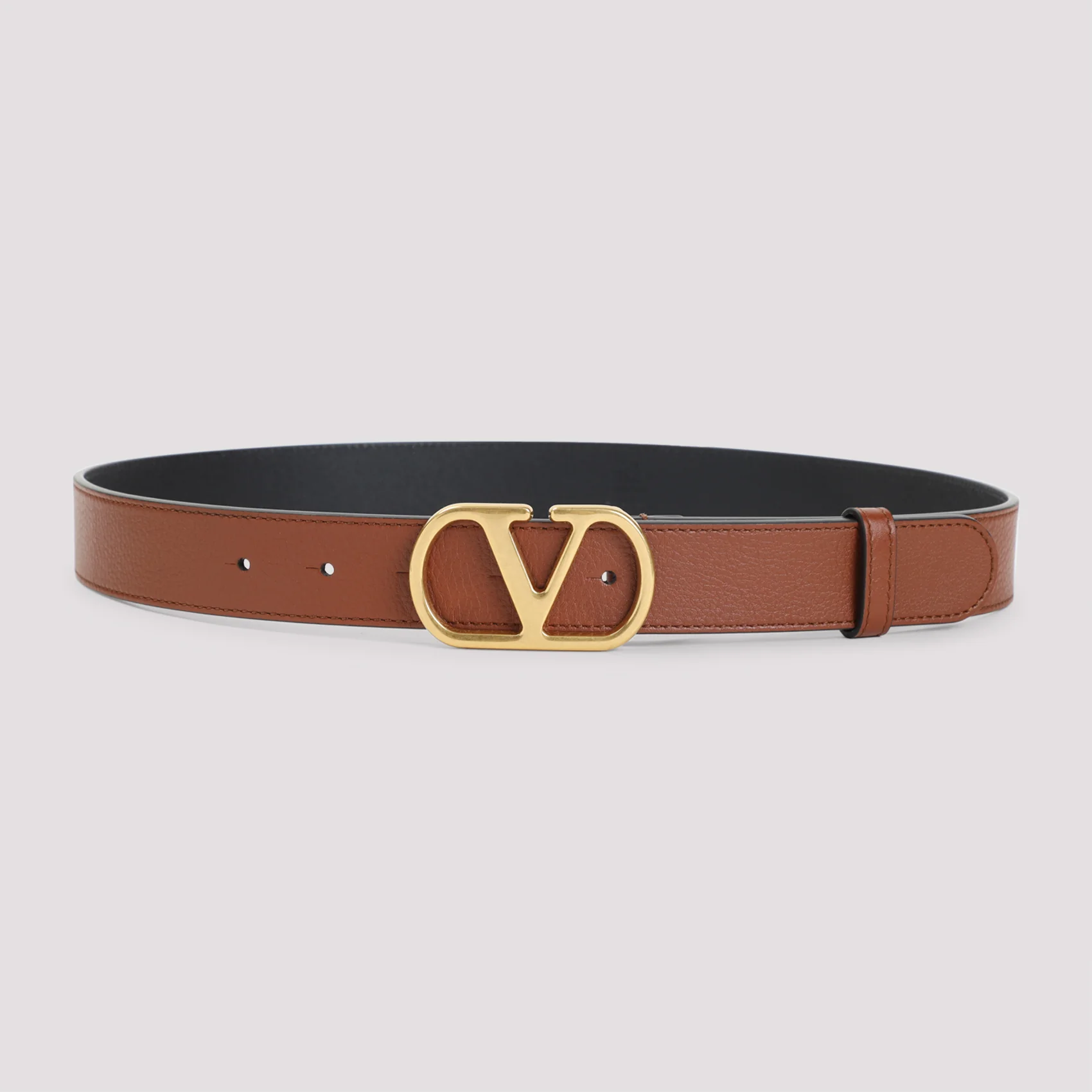 Valentino Garavani VLogo Mini 30 Leather Belt - Image 3
