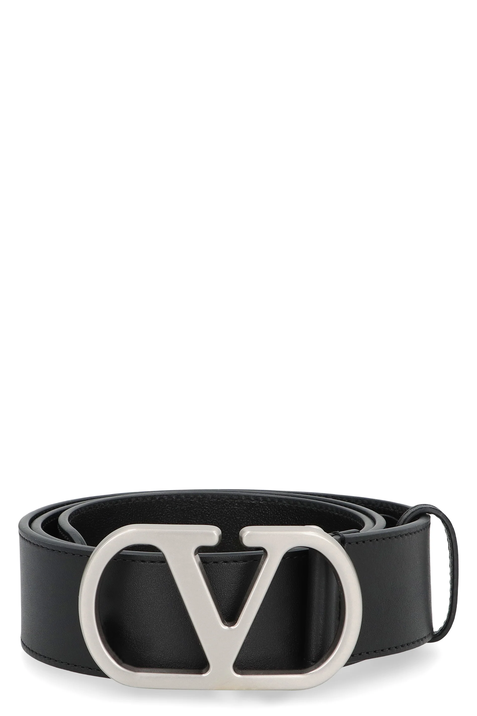 VALENTINO GARAVANI VLogo Signature Leather Belt