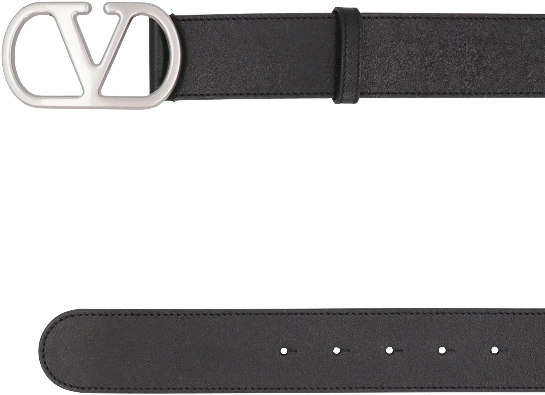 VALENTINO GARAVANI VLogo Signature Leather Belt - Image 3