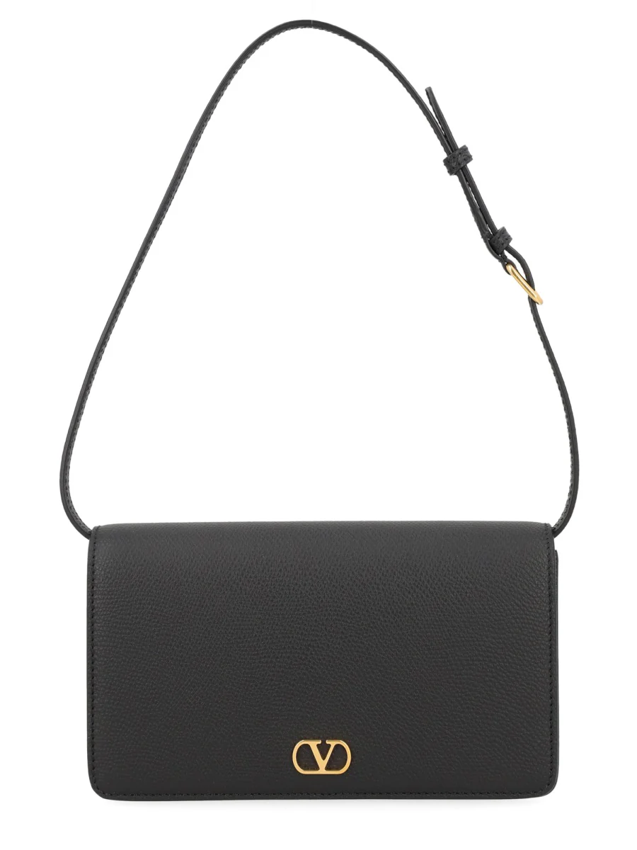 VALENTINO Leather VLogo Signature Clutch
