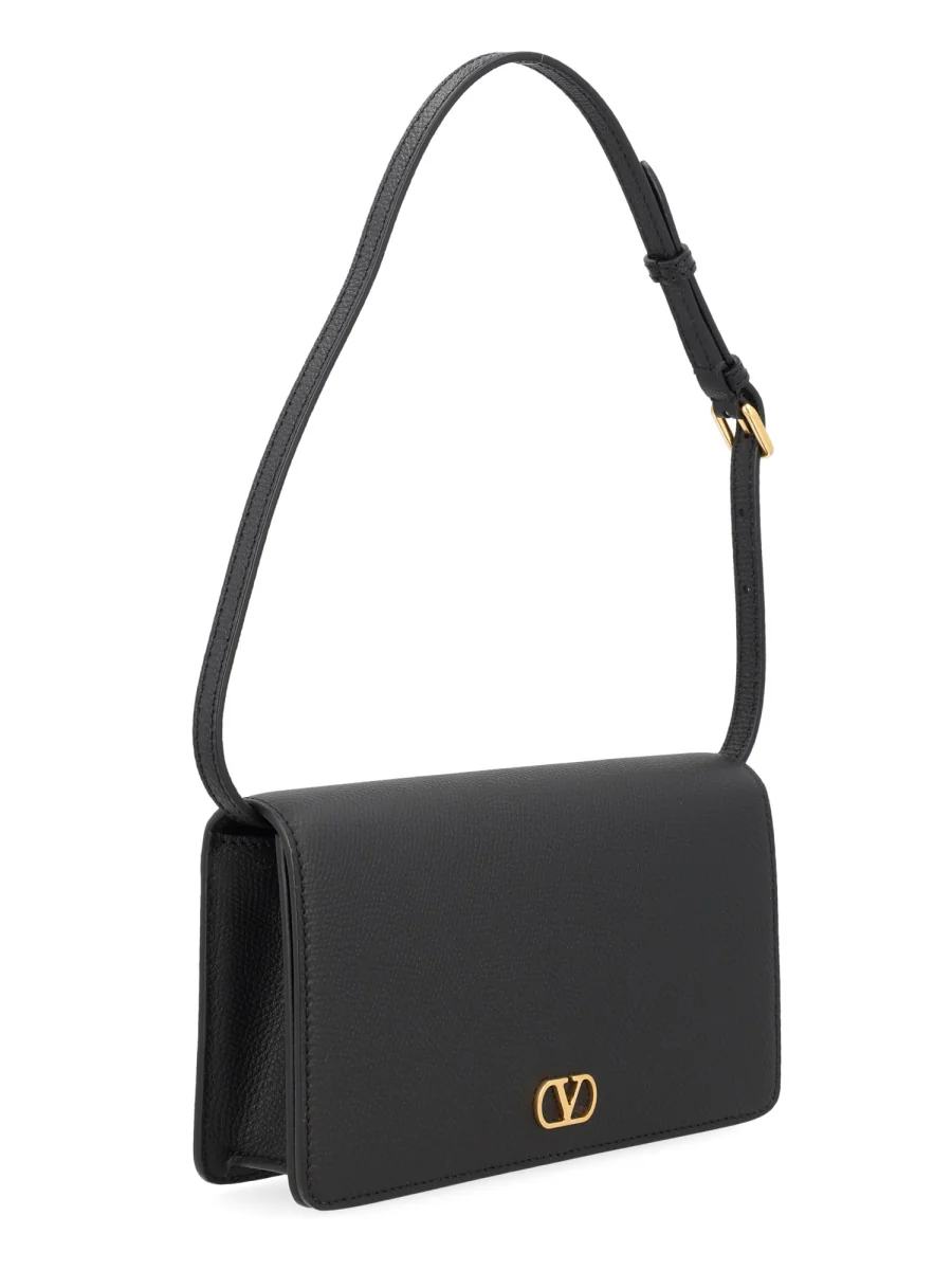 VALENTINO Leather VLogo Signature Clutch - Image 3