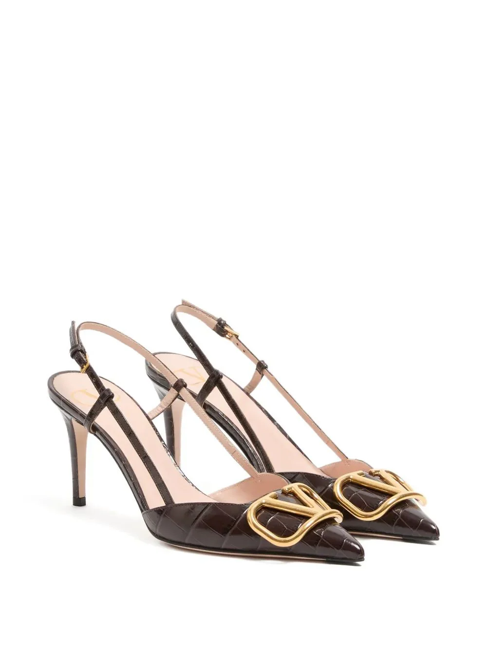 Valentino Vlogo Sling Back Pumps T.80 - Image 2