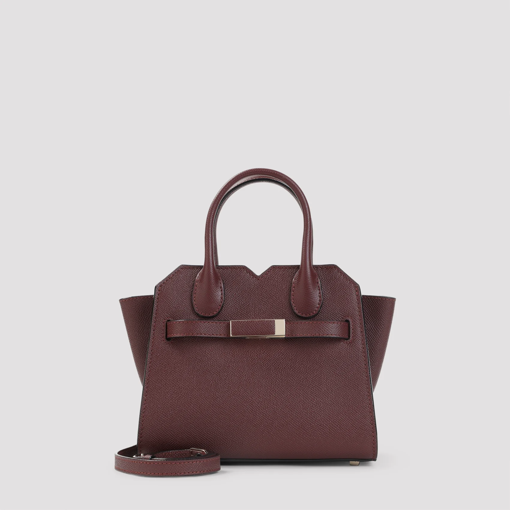 Valextra Mini Leather Handbag - 21cm x 17cm x 11.5cm