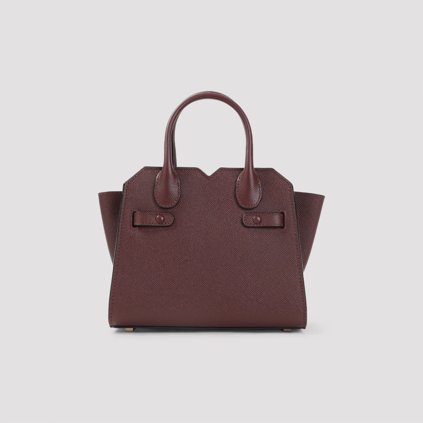 Valextra Mini Leather Handbag - 21cm x 17cm x 11.5cm - Image 4