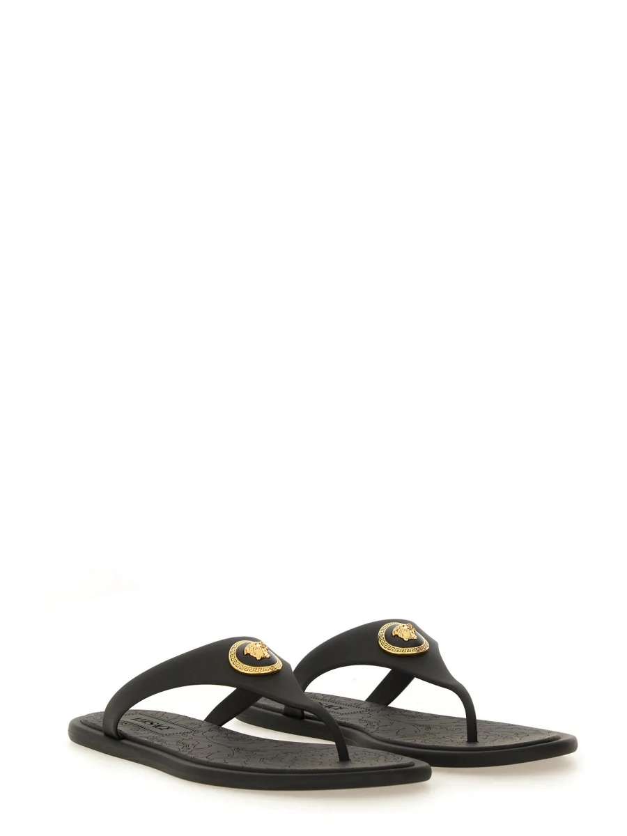 VERSACE Alia Flat Sandals - Image 4