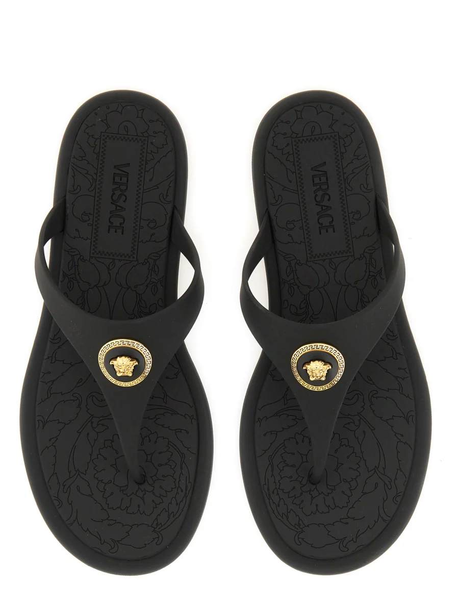 VERSACE Alia Flat Sandals - Image 5
